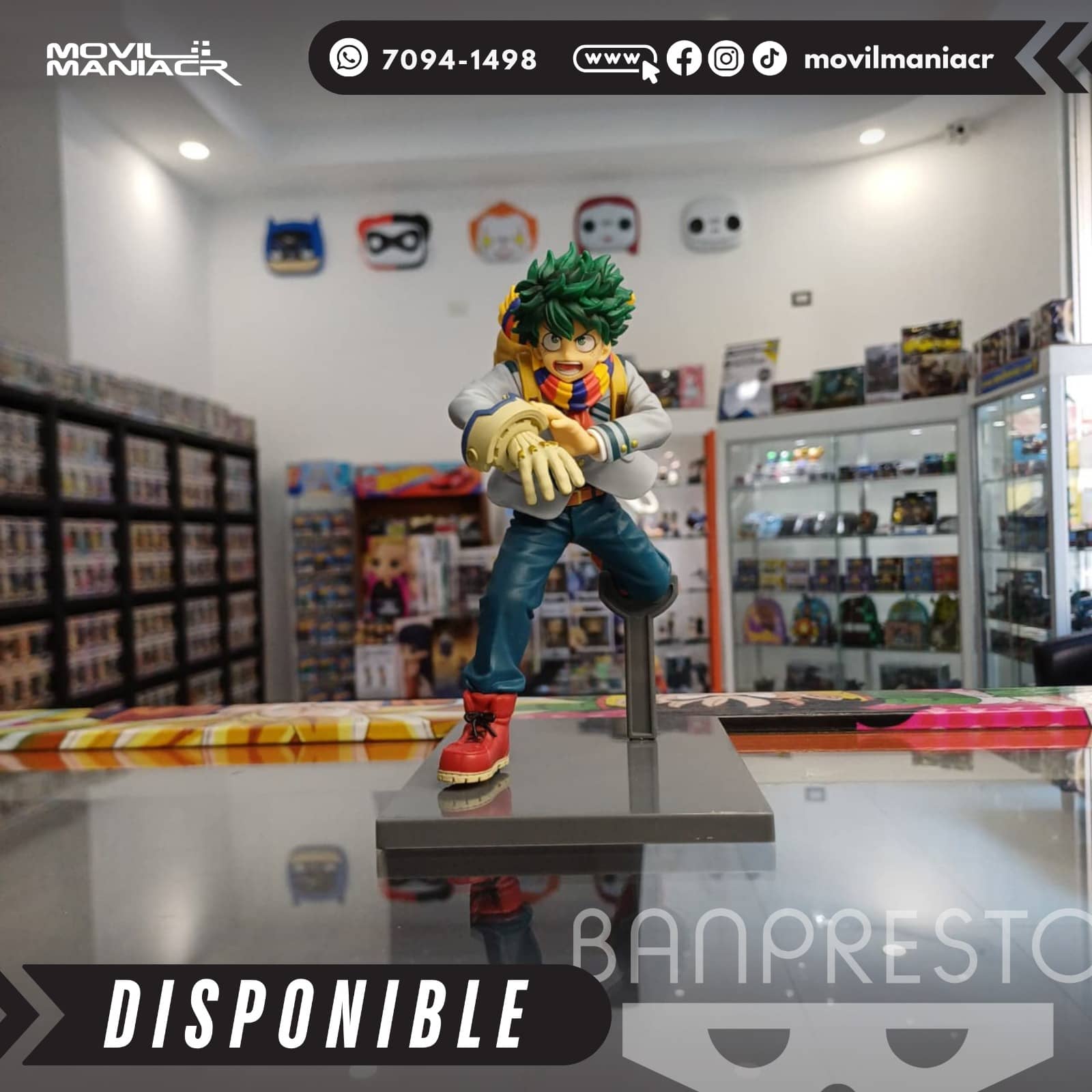 Figura Banpresto My Hero Academia Bravegraph Izuku Midoriya 14cm aprox - (Stock) ¡Disponible! 1 Figura Banpresto My Hero Academia Bravegraph Izuku Midoriya 14cm aprox - (Stock) ¡Disponible!