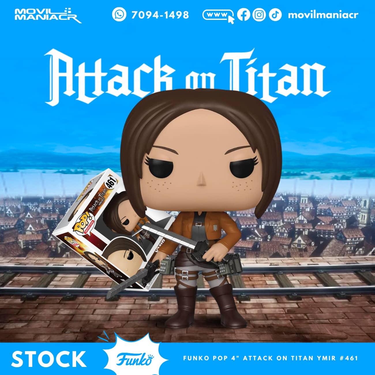 Funko Pop Attack on Titan Ymir #461 - (Stock) ¡Disponible Ahora! 1 Funko Pop Attack on Titan Ymir #461 - (Stock) ¡Disponible Ahora!