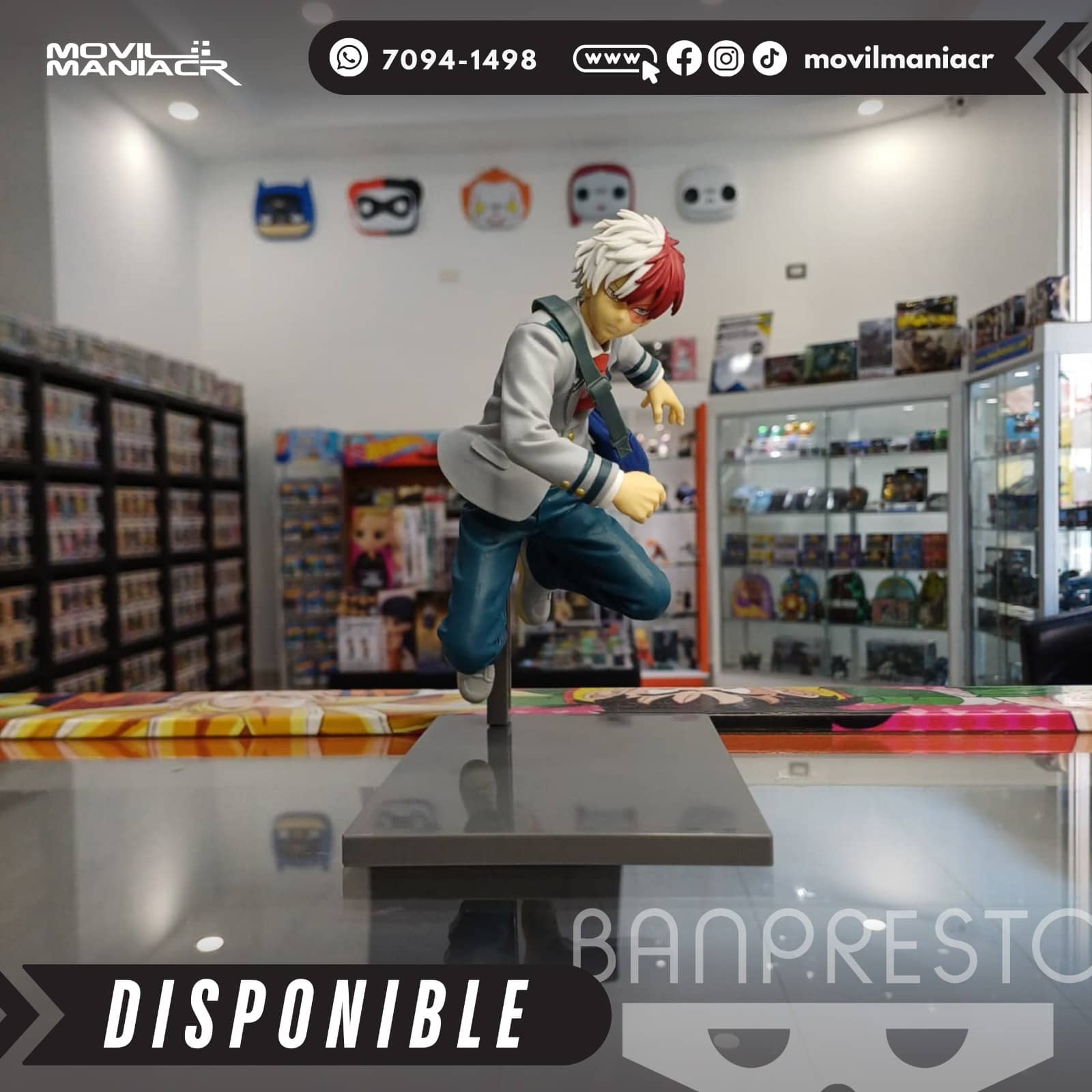 Figura Banpresto My Hero Academia Shoto Todoroki 14cm aprox - (Stock) ¡Disponible! 1 Figura Banpresto My Hero Academia Shoto Todoroki 14cm aprox - (Stock) ¡Disponible!