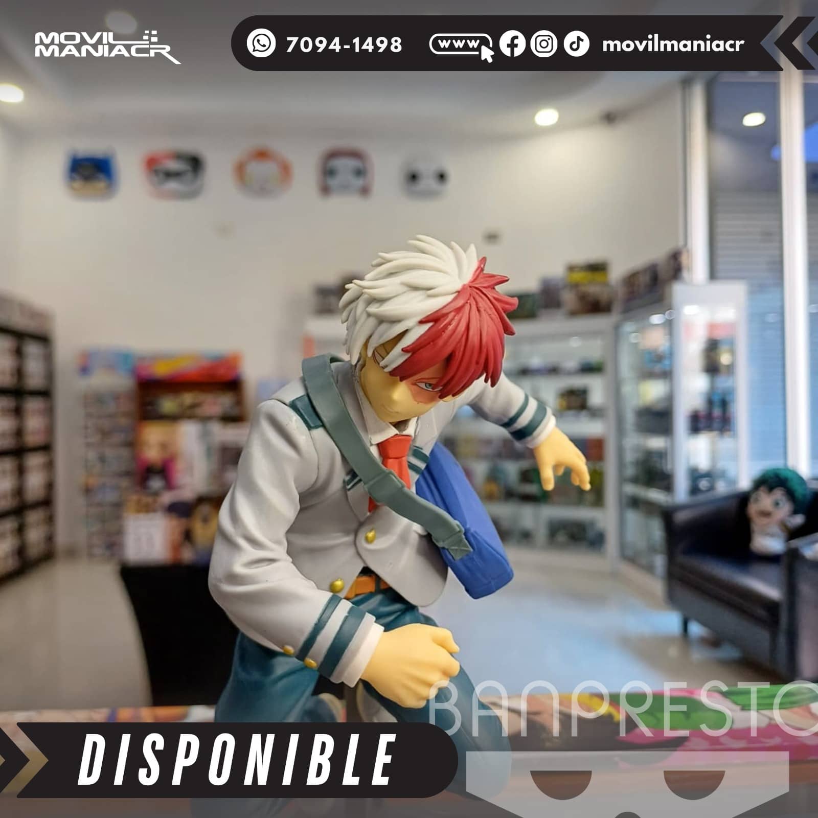 Figura Banpresto My Hero Academia Shoto Todoroki 14cm aprox - (Stock) ¡Disponible! 2 Figura Banpresto My Hero Academia Shoto Todoroki 14cm aprox - (Stock) ¡Disponible! - Imagen 2