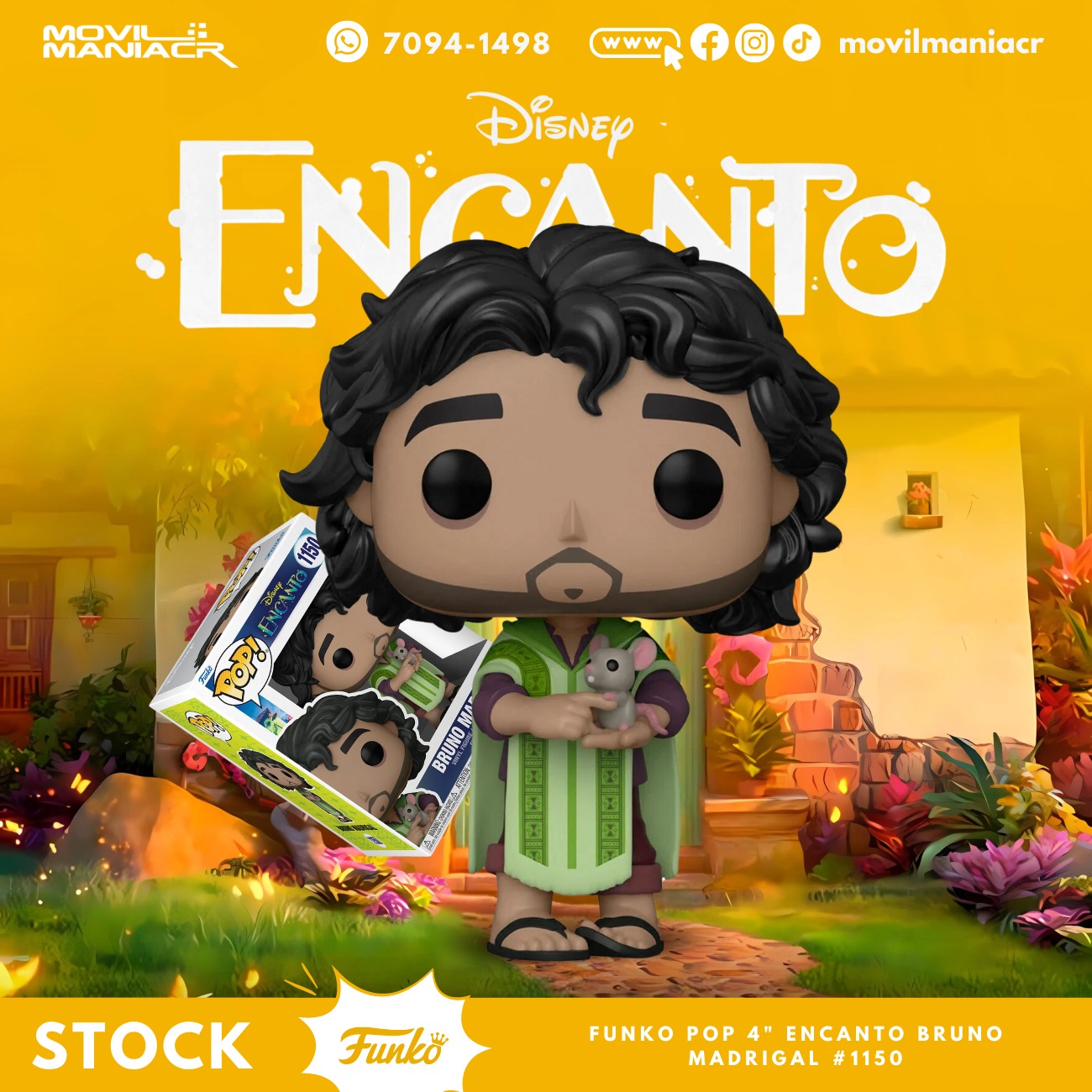 Funko Pop Encanto Bruno Madrigal #1150 1 Funko Pop Encanto Bruno Madrigal #1150