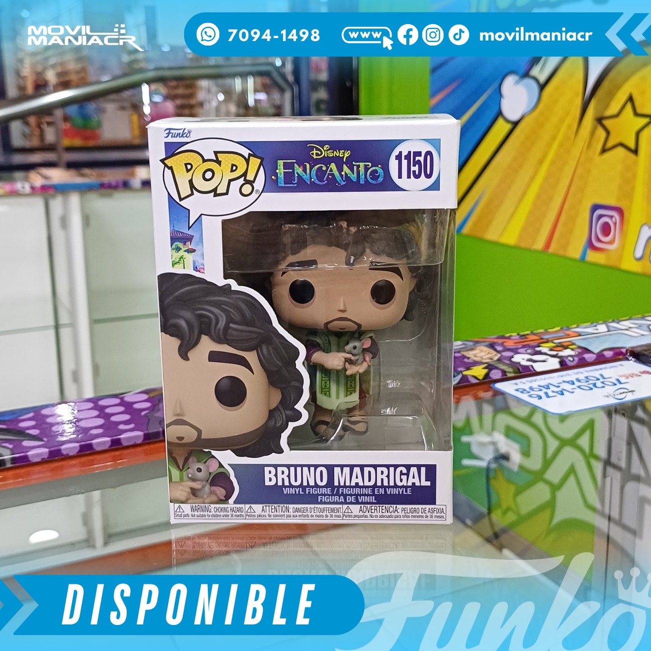 Funko Pop Encanto Bruno Madrigal #1150 2 Funko Pop Encanto Bruno Madrigal #1150 - Imagen 2