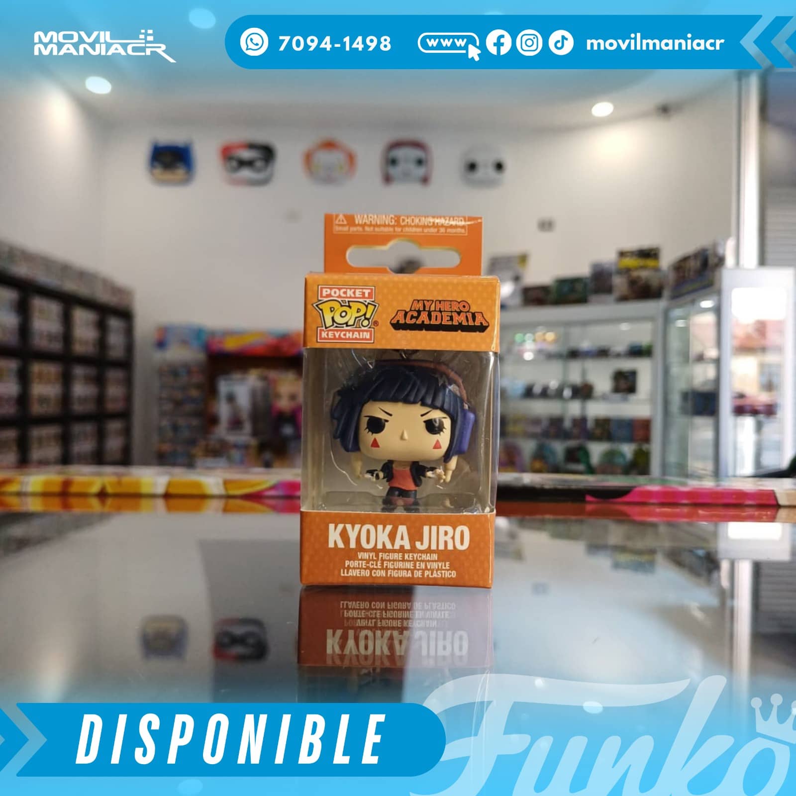 Funko Pop My Hero Academia Kyoka Jiro - Llavero (Stock) ¡Disponible Ahora! 2 Funko Pop My Hero Academia Kyoka Jiro - Llavero (Stock) ¡Disponible Ahora!