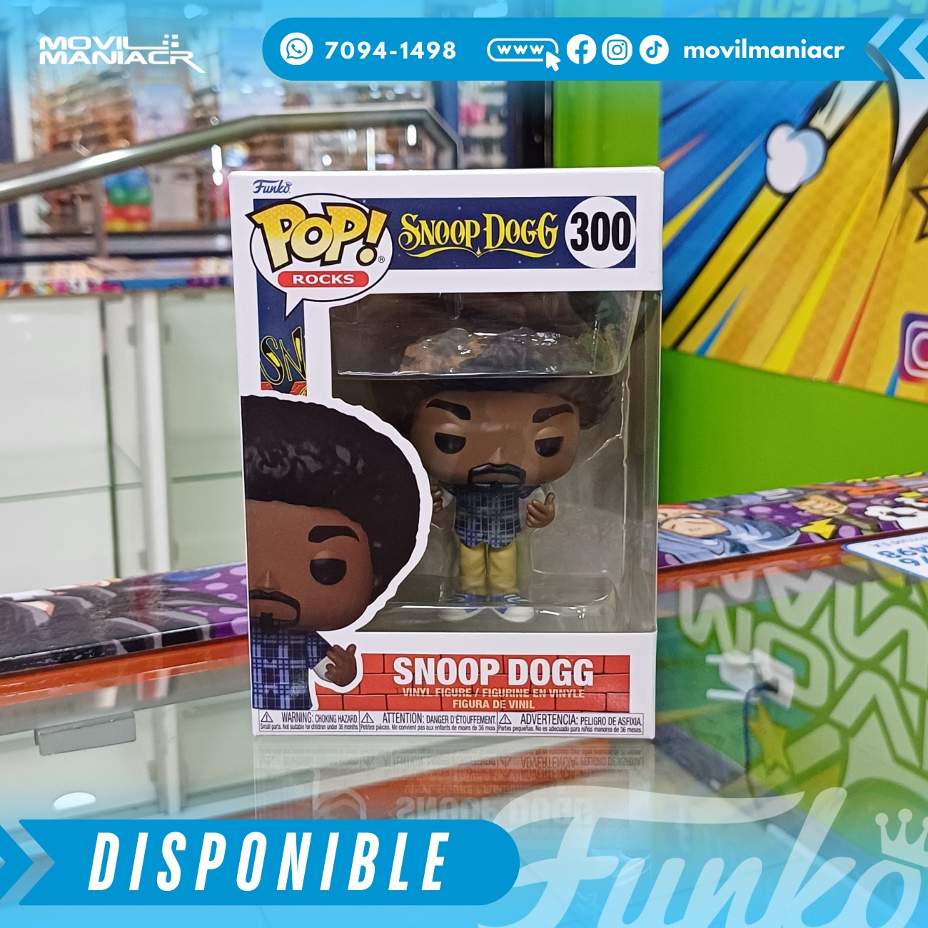 Funko Pop Snoop Dogg #300 2 Funko Pop Snoop Dogg #300 - Imagen 2
