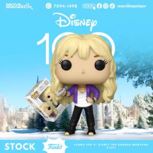 Funko Pop Disney 100 Hannah Montana #1347 - (Stock) ¡Disponible Ahora!