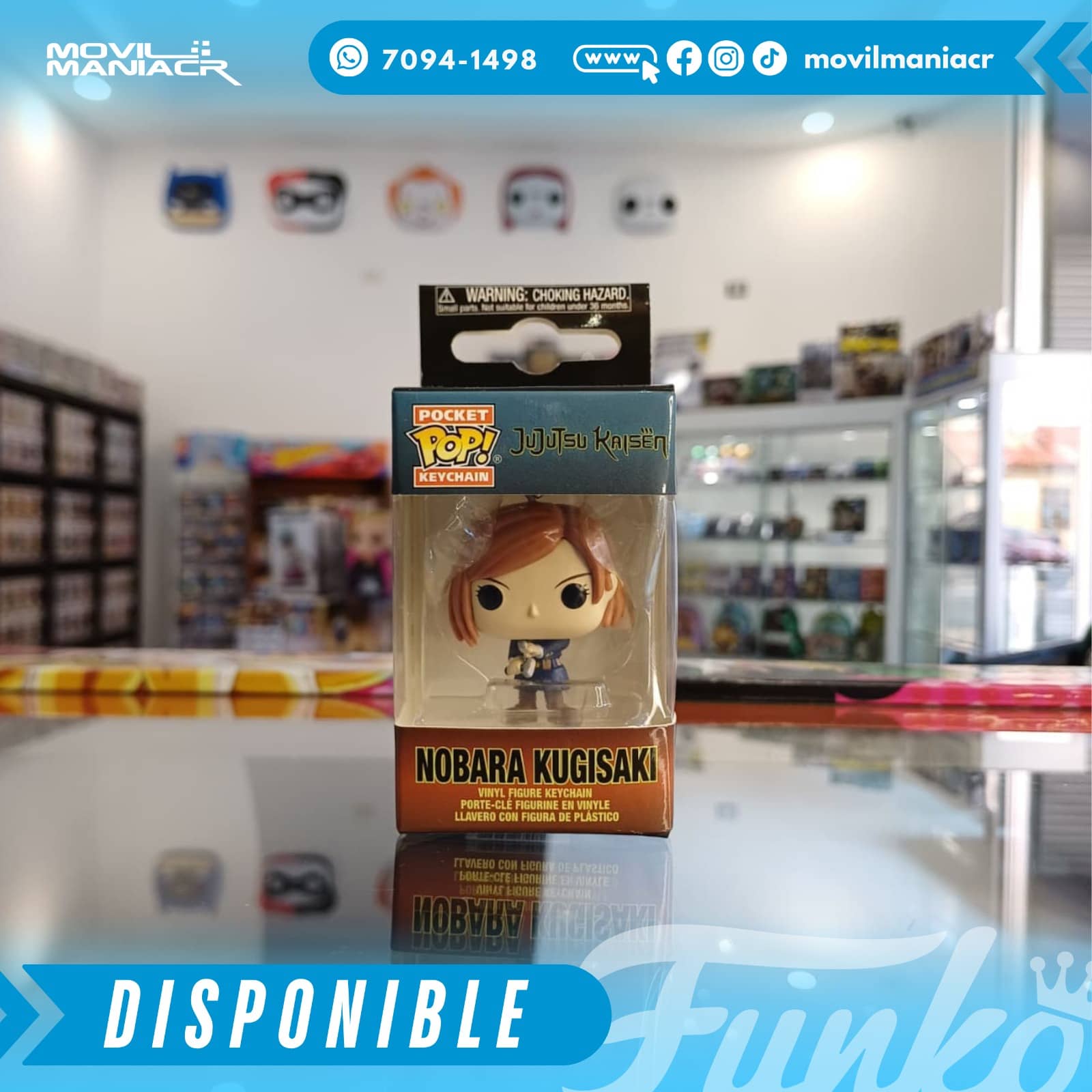 Funko Pop Jujutsu Kaisen Nobara Kugisaki - Llavero (Stock) ¡Disponible Ahora! 2 Funko Pop Jujutsu Kaisen Nobara Kugisaki - Llavero (Stock) ¡Disponible Ahora! - Imagen 2