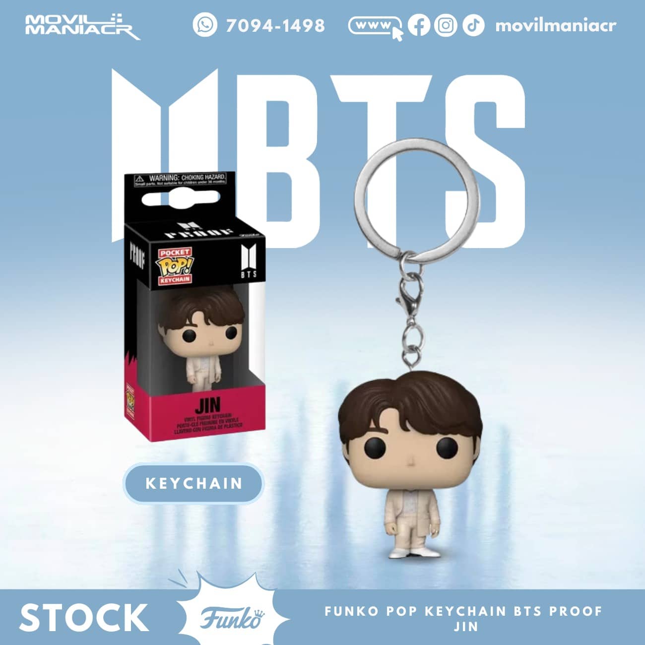 Funko Pop BTS Proof Jin - Llavero (Stock) ¡Disponible Ahora! 1 Funko Pop BTS Proof Jin - Llavero (Stock) ¡Disponible Ahora!