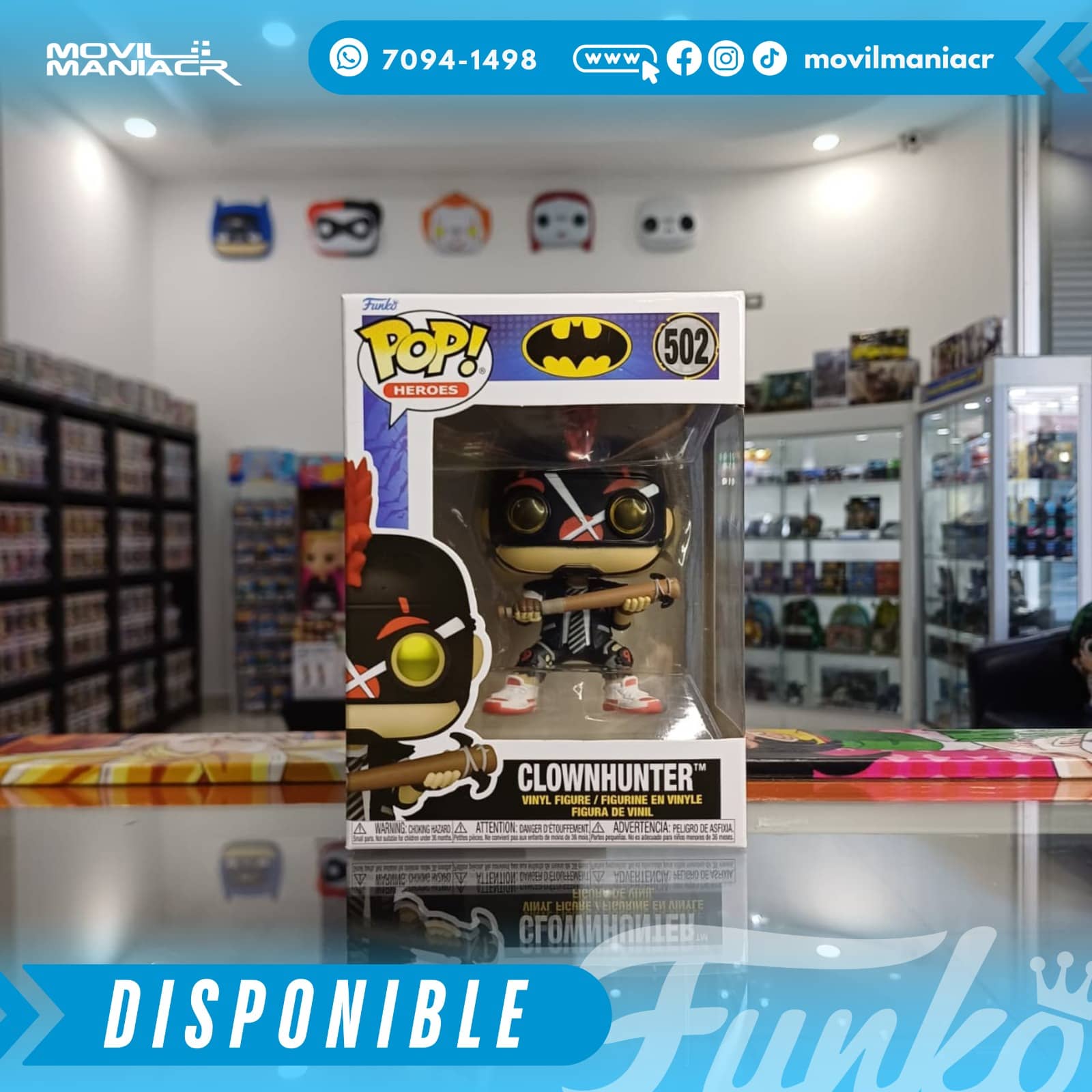 Funko Pop Batman War Zone Clownhunter #502 - (Stock) ¡Disponible Ahora! 2 Funko Pop Batman War Zone Clownhunter #502 - (Stock) ¡Disponible Ahora! - Imagen 2
