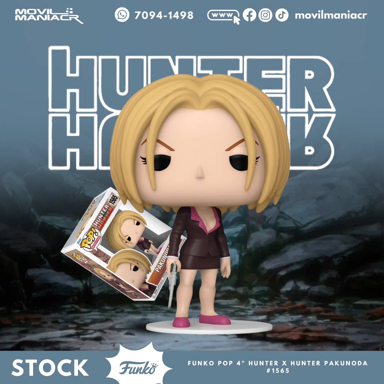 Funko Pop Hunter x Hunter Pakunoda #1565 - (Stock) ¡Disponible Ahora! 1 Funko Pop Hunter x Hunter Pakunoda #1565 - (Stock) ¡Disponible Ahora!