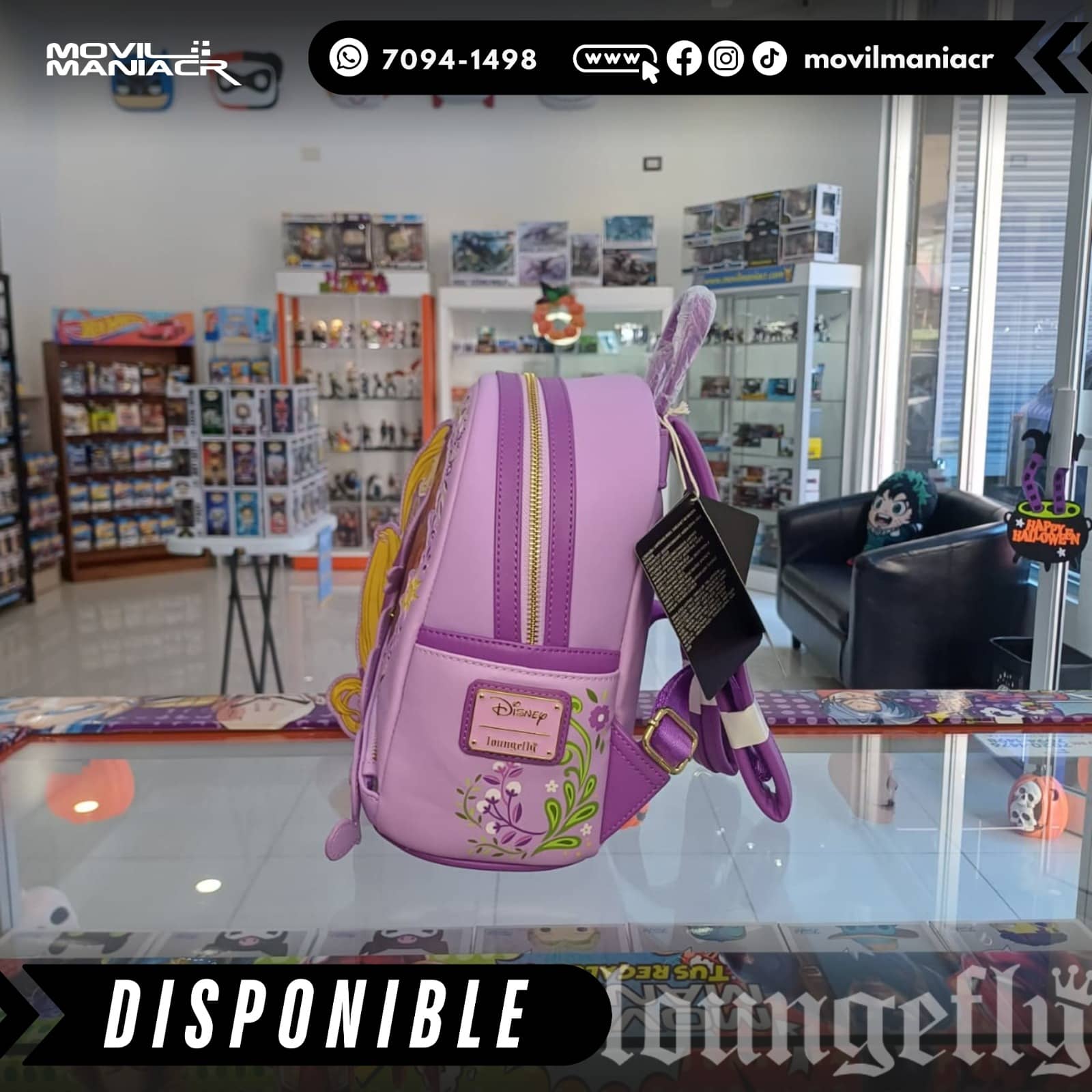 Bolso Mini Loungefly Tangled Rapunzel Lenticular – (Stock) ¡Disponible Ahora! 3 Bolso Mini Loungefly Tangled Rapunzel Lenticular – (Stock) ¡Disponible Ahora! - Imagen 3