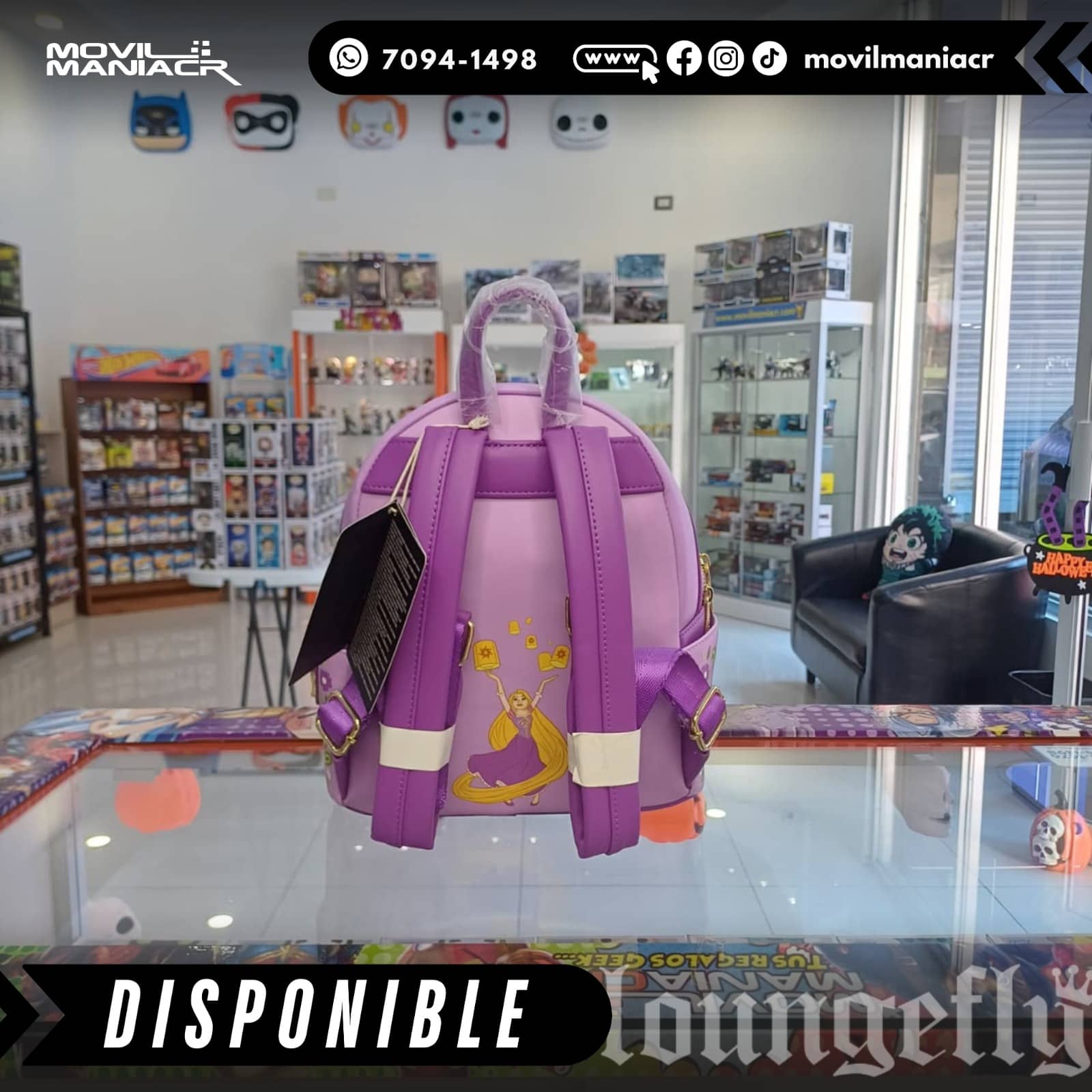 Bolso Mini Loungefly Tangled Rapunzel Lenticular – (Stock) ¡Disponible Ahora! 5 Bolso Mini Loungefly Tangled Rapunzel Lenticular – (Stock) ¡Disponible Ahora! - Imagen 5