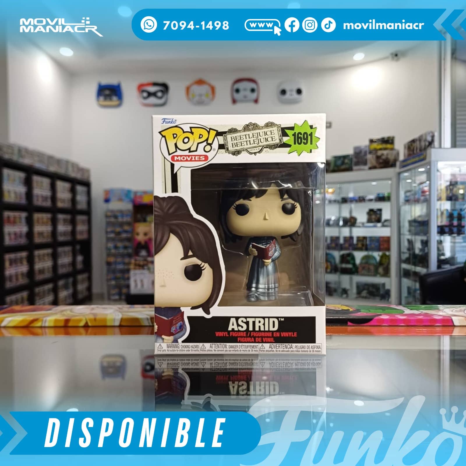 Funko Pop Beetlejuice 2 Astrid with Handbook #1691 - (Stock) ¡Disponible Ahora! 2 Funko Pop Beetlejuice 2 Astrid with Handbook #1691 - (Stock) ¡Disponible Ahora! - Imagen 2