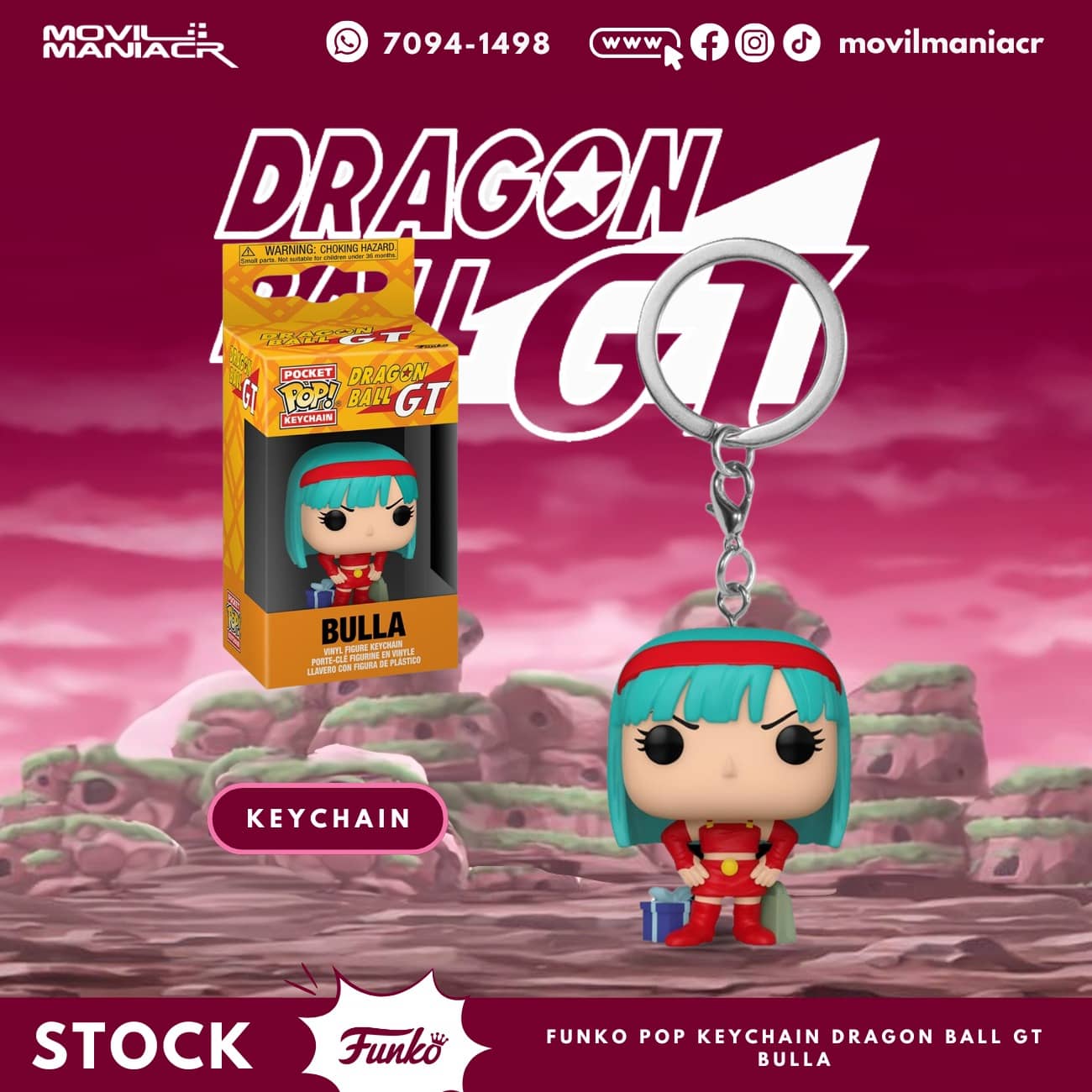 Funko Pop Dragon Ball GT Bulla - Llavero (Stock) ¡Disponible Ahora! 1 Funko Pop Dragon Ball GT Bulla - Llavero (Stock) ¡Disponible Ahora!