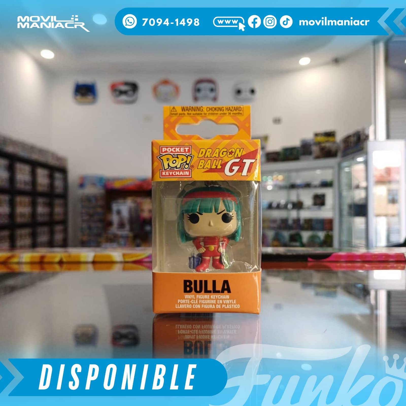 Funko Pop Dragon Ball GT Bulla - Llavero (Stock) ¡Disponible Ahora! 2 Funko Pop Dragon Ball GT Bulla - Llavero (Stock) ¡Disponible Ahora! - Imagen 2