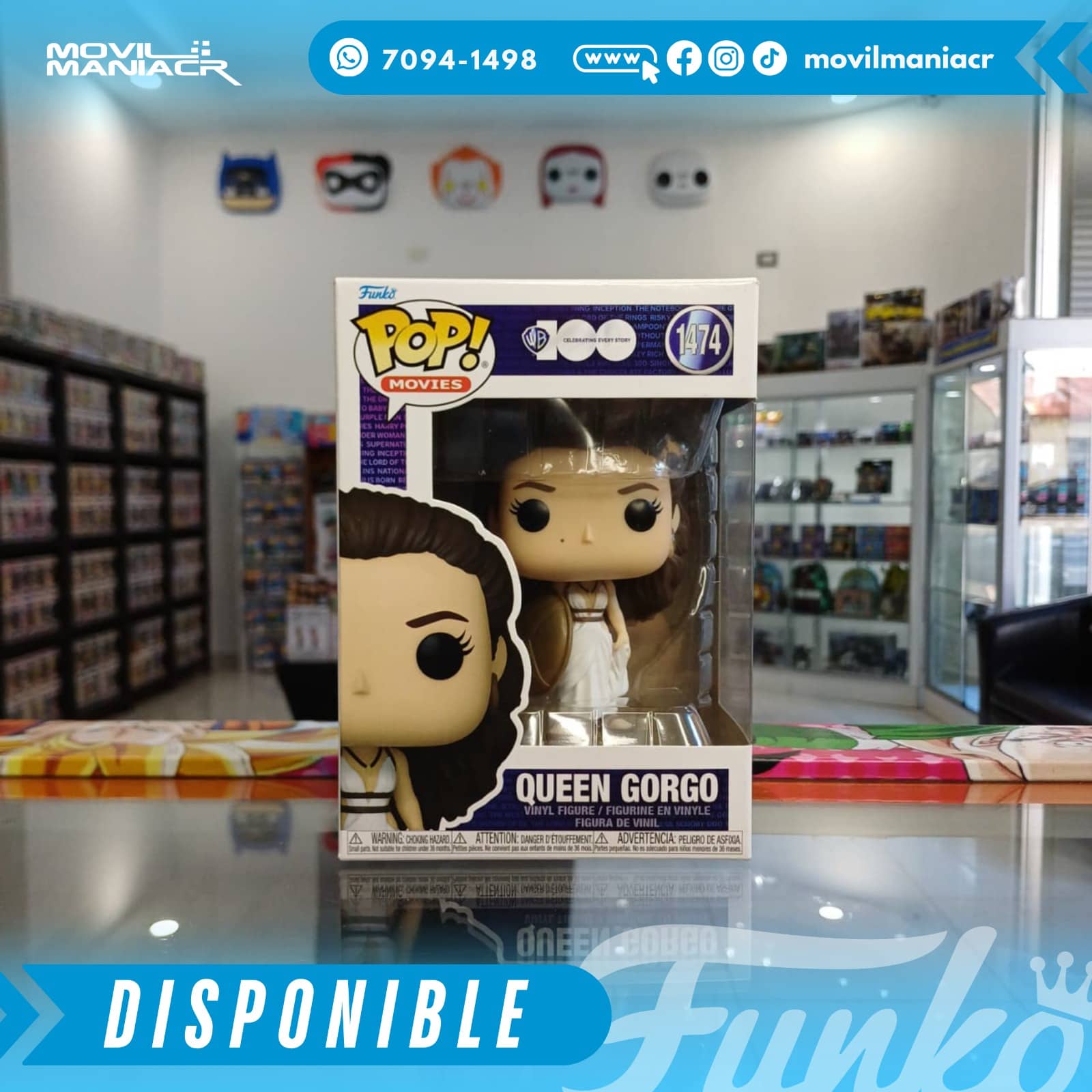 Funko Pop 300 Queen Gorgo #1474 - (Stock) ¡Disponible Ahora! 2 Funko Pop 300 Queen Gorgo #1474 - (Stock) ¡Disponible Ahora! - Imagen 2