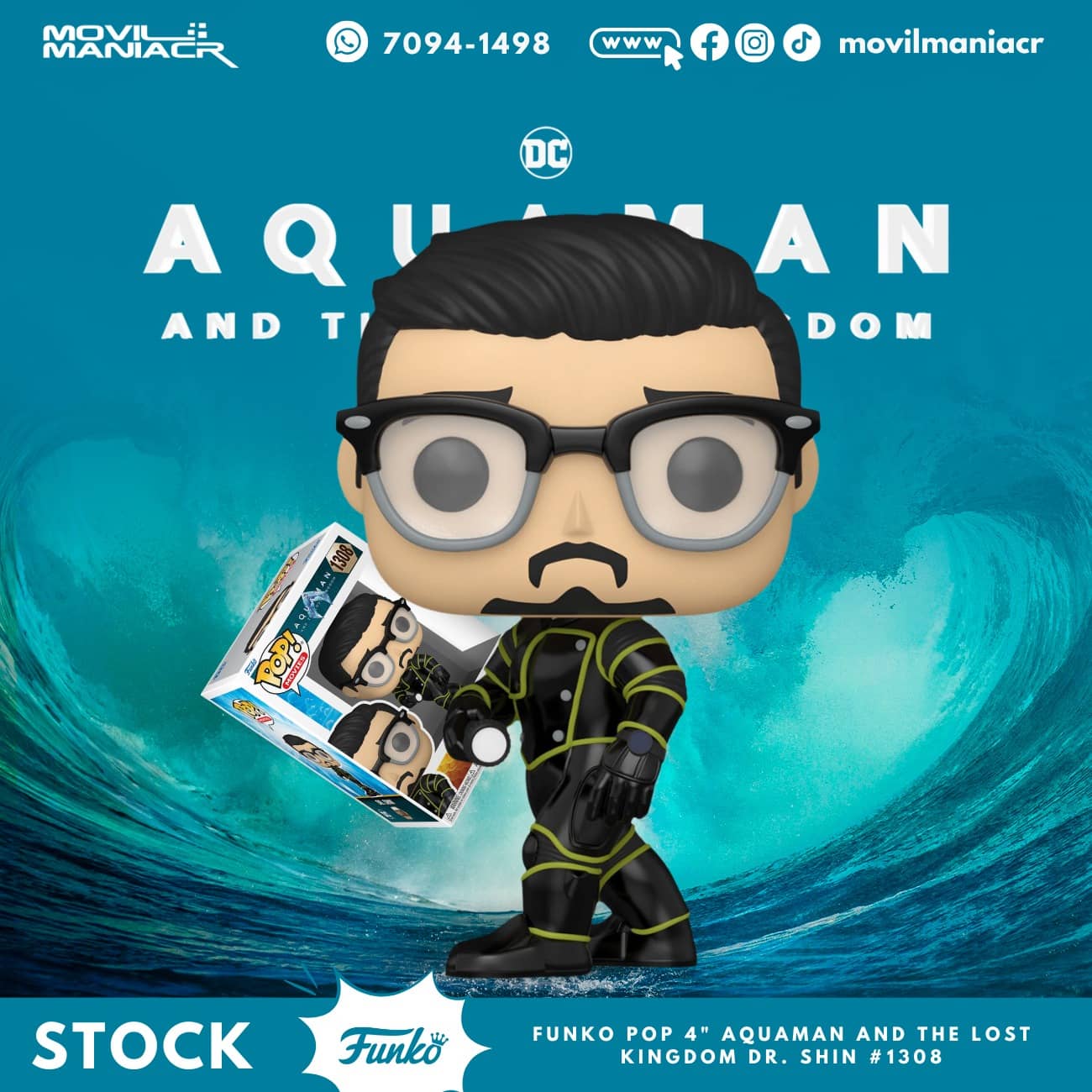 Funko Pop Aquaman and the Lost Kingdom Dr. Shin #1308 - (Stock) ¡Disponible Ahora! 1 Funko Pop Aquaman and the Lost Kingdom Dr. Shin #1308 - (Stock) ¡Disponible Ahora!