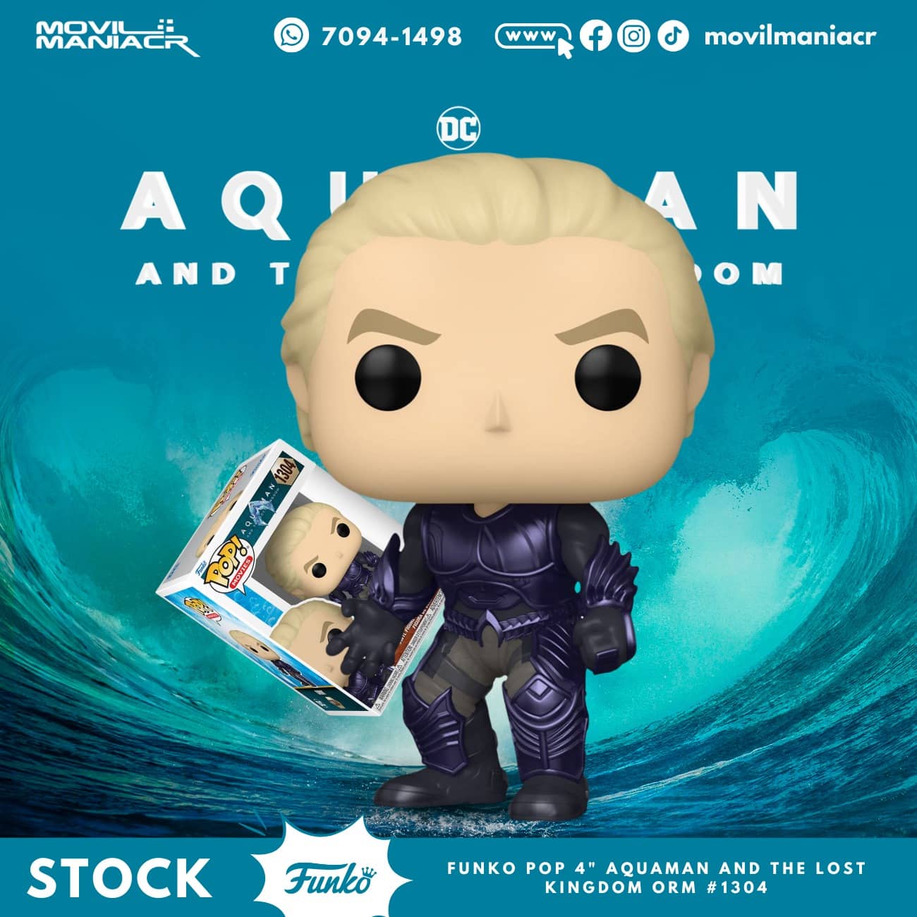 Funko Pop Aquaman and the Lost Kingdom Orm #1304 - (Stock) ¡Disponible Ahora! 1 Funko Pop Aquaman and the Lost Kingdom Orm #1304 - (Stock) ¡Disponible Ahora!