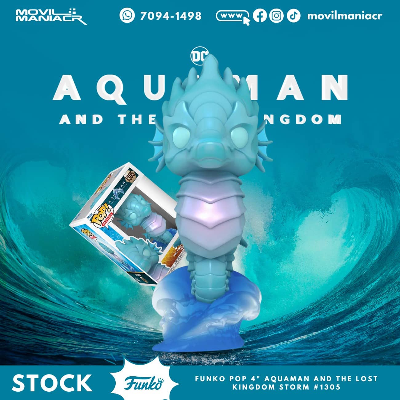 Funko Pop Aquaman and the Lost Kingdom Storm #1305 - (Stock) ¡Disponible Ahora! 1 Funko Pop Aquaman and the Lost Kingdom Storm #1305 - (Stock) ¡Disponible Ahora!