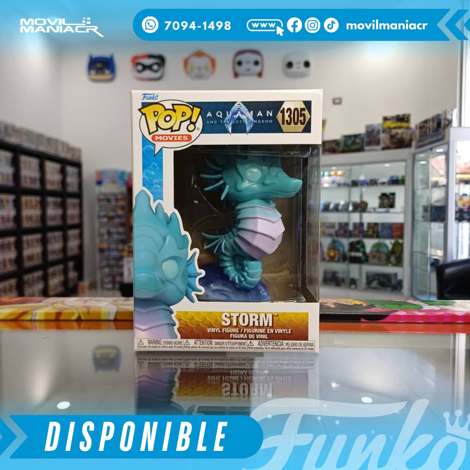 Funko Pop Aquaman and the Lost Kingdom Storm #1305 - (Stock) ¡Disponible Ahora! 2 Funko Pop Aquaman and the Lost Kingdom Storm #1305 - (Stock) ¡Disponible Ahora! - Imagen 2