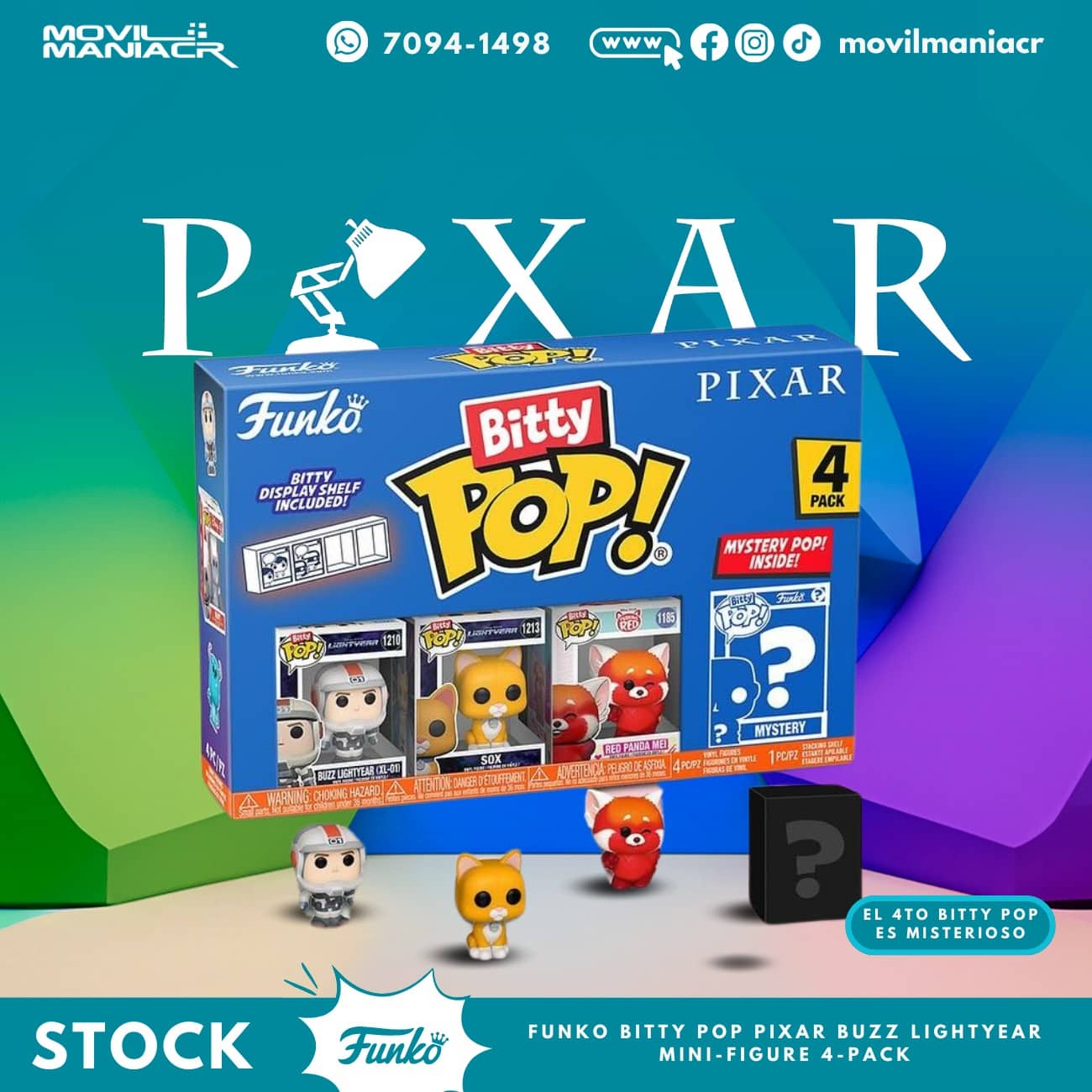 4-Pack Bitty Pop Pixar Lightyear - (Stock) ¡Disponible Ahora! 1 4-Pack Bitty Pop Pixar Lightyear - (Stock) ¡Disponible Ahora!