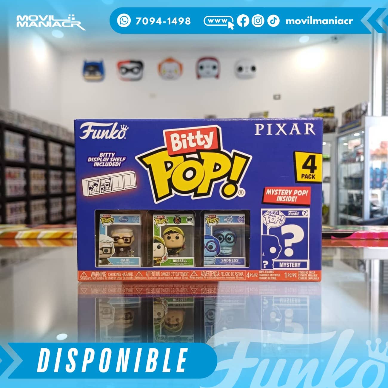 4-Pack Bitty Pop Pixar Up - (Stock) ¡Disponible Ahora! 2 4-Pack Bitty Pop Pixar Up - (Stock) ¡Disponible Ahora! - Imagen 2