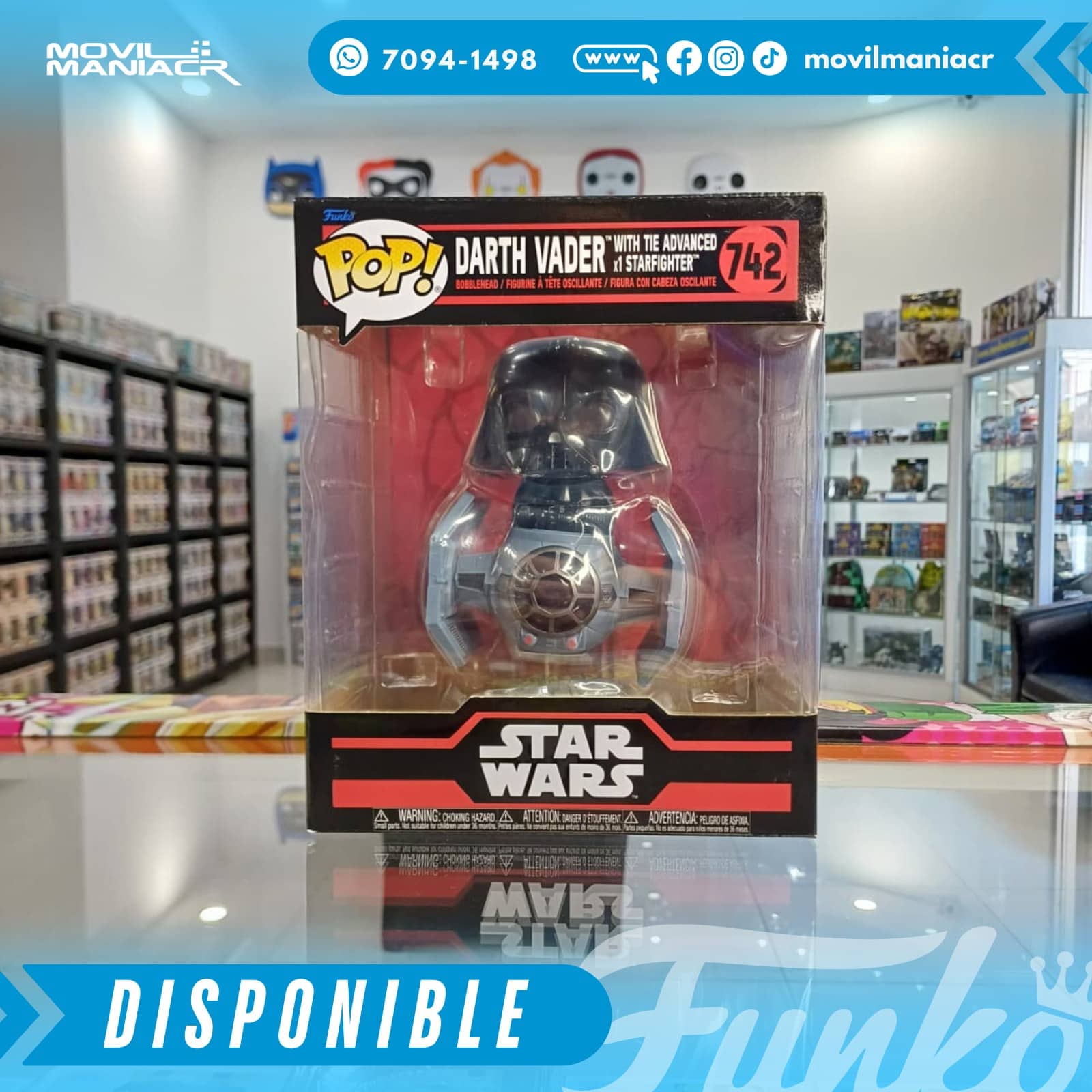 Funko Pop Star Wars Dark Side Darth Vader #742 - Rides (Stock) ¡Disponible Ahora! 2 Funko Pop Star Wars Dark Side Darth Vader #742 - Rides (Stock) ¡Disponible Ahora! - Imagen 2