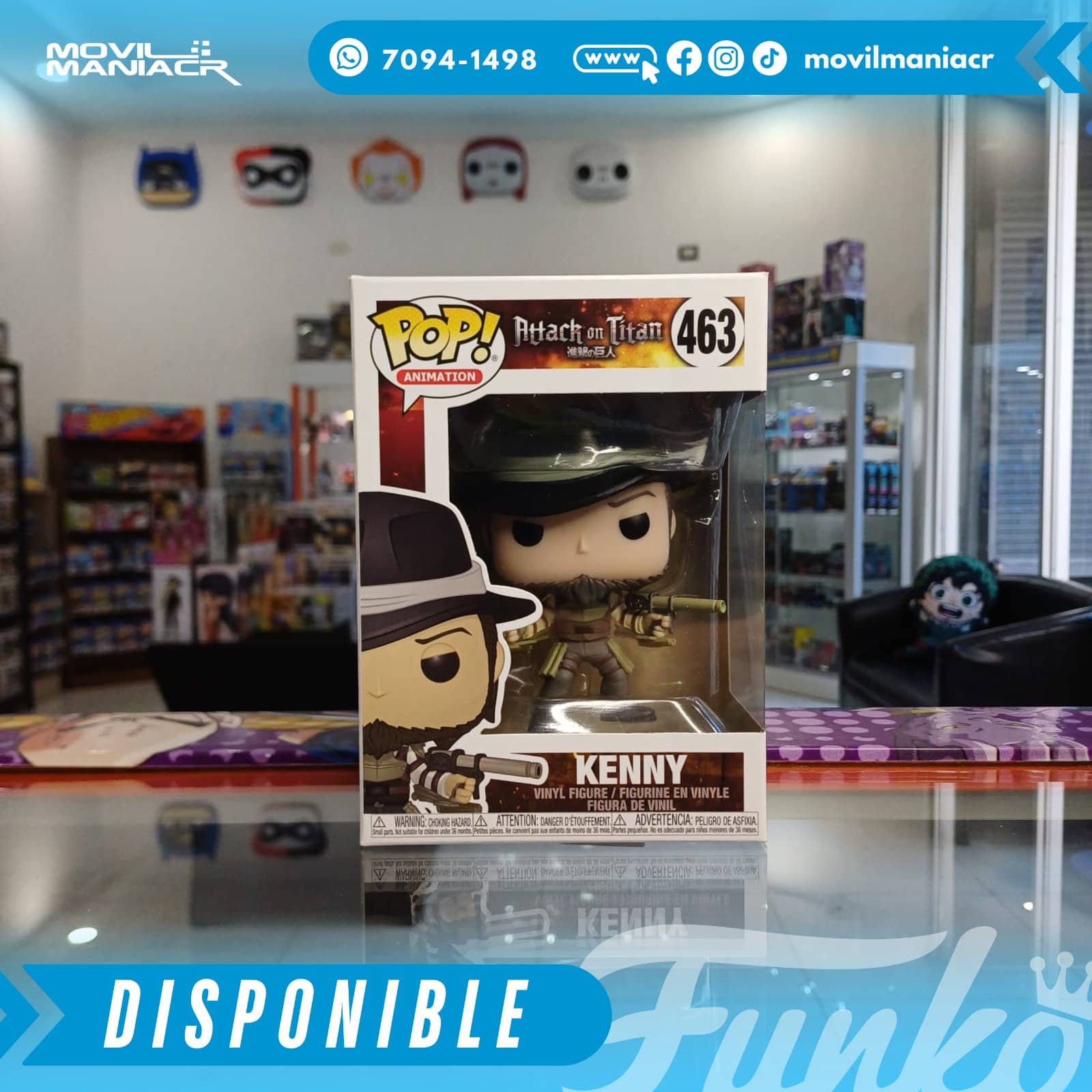 Funko Pop Attack on Titan Kenny #463 Vaulted - (Stock) ¡Disponible Ahora! 2 Funko Pop Attack on Titan Kenny #463 Vaulted - (Stock) ¡Disponible Ahora! - Imagen 2