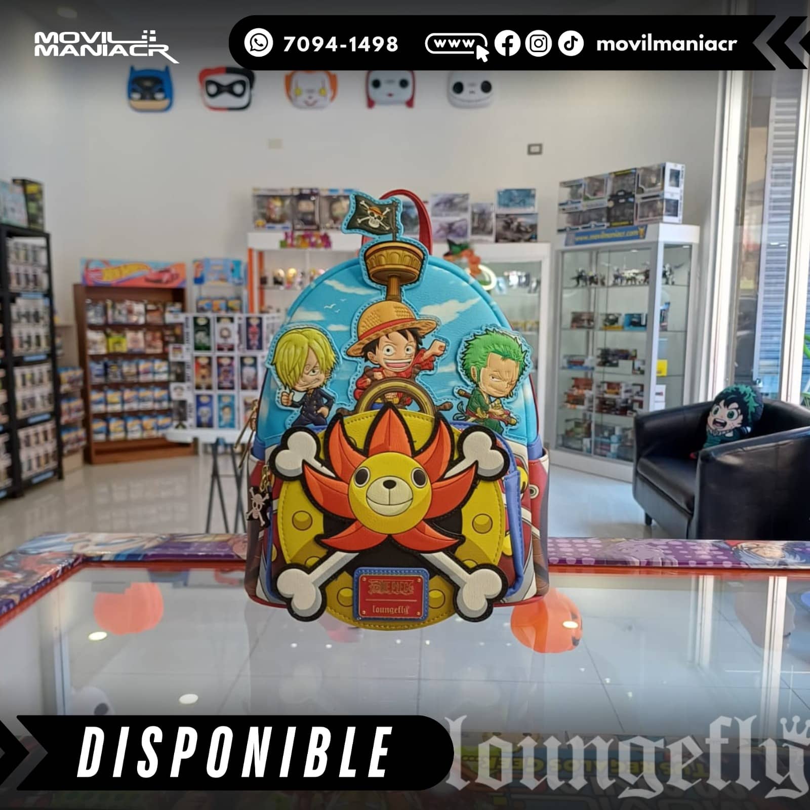 Bolso Mini Loungefly One Piece Straw Hat Pirates – (Stock) ¡Disponible Ahora! 1 Bolso Mini Loungefly One Piece Straw Hat Pirates