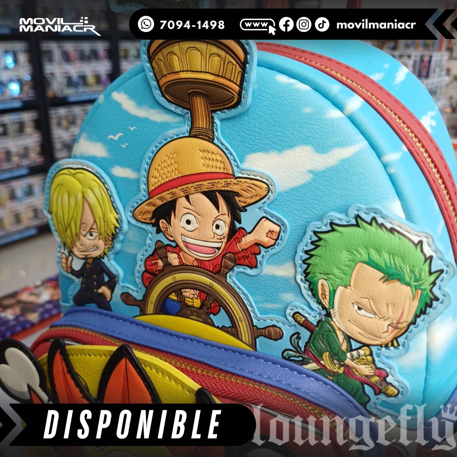 Bolso Mini Loungefly One Piece Straw Hat Pirates – (Stock) ¡Disponible Ahora! 2 Bolso Mini Loungefly One Piece Straw Hat Pirates – (Stock) ¡Disponible Ahora! - Imagen 2