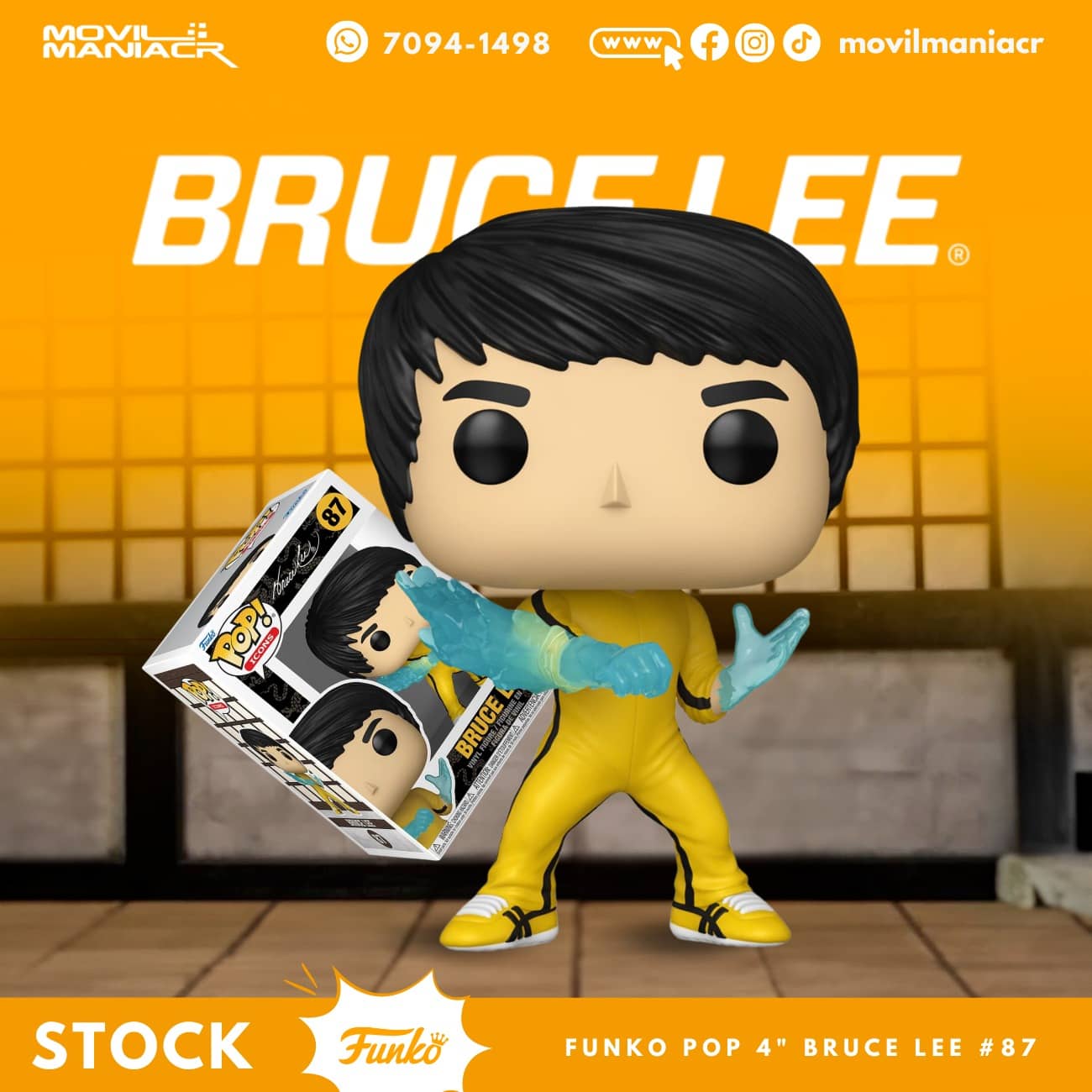 Funko Pop Bruce Lee #87 - (Stock) ¡Disponible Ahora! 1 Funko Pop Bruce Lee #87 - (Stock) ¡Disponible Ahora!