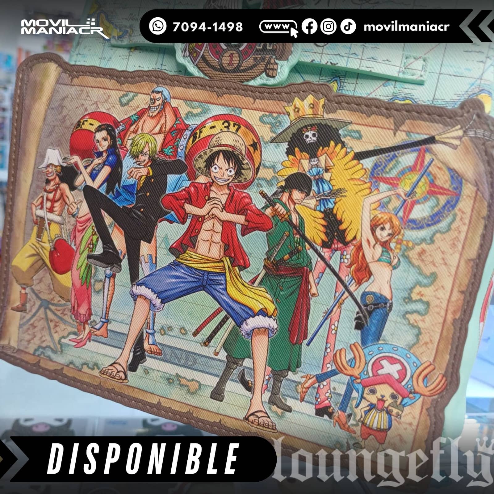 Bolso Mini Loungefly One Piece Luffy Gang Map – (Stock) ¡Disponible Ahora! 5 Bolso Mini Loungefly One Piece Luffy Gang Map – (Stock) ¡Disponible Ahora! - Imagen 5