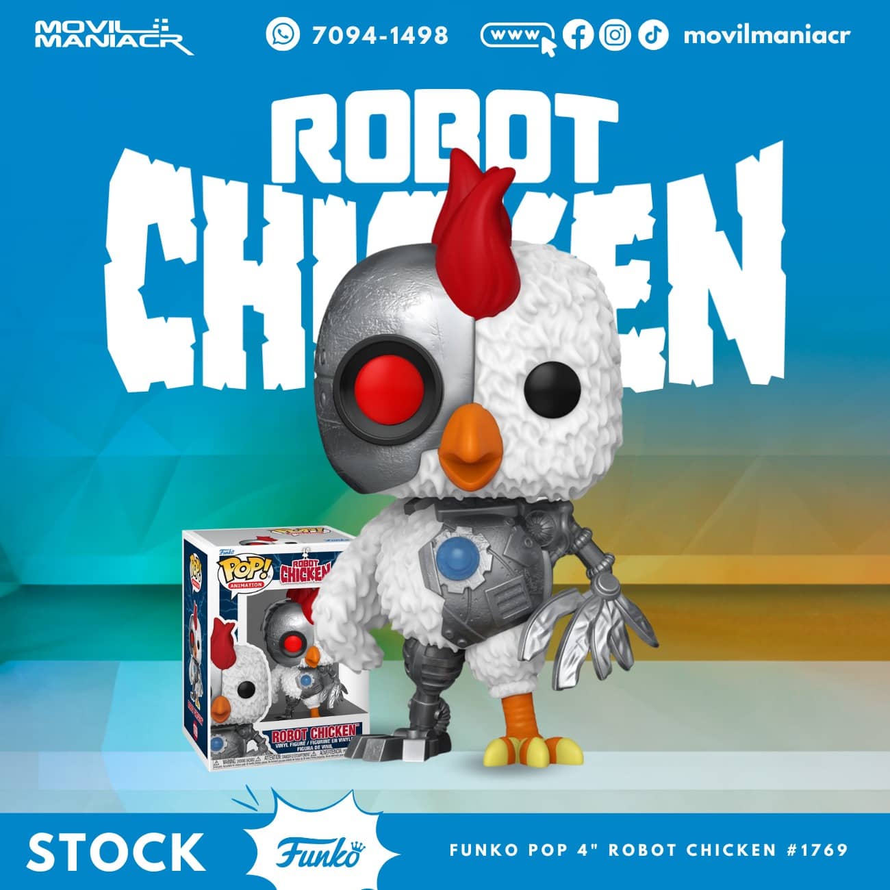 Funko Pop Robot Chicken #1769 - (Stock) ¡Disponible Ahora! 1 Funko Pop Robot Chicken #1769 - (Stock) ¡Disponible Ahora!