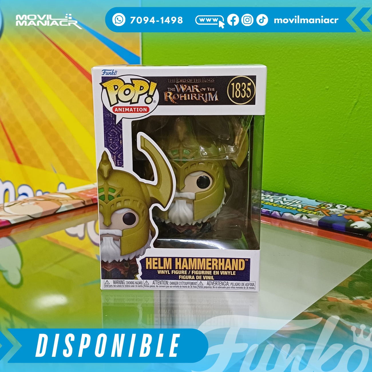 Funko Pop The Lord of the Rings The War of the Rohirrim Helm #1835 2 Funko Pop The Lord of the Rings The War of the Rohirrim Helm #1835 - Imagen 2