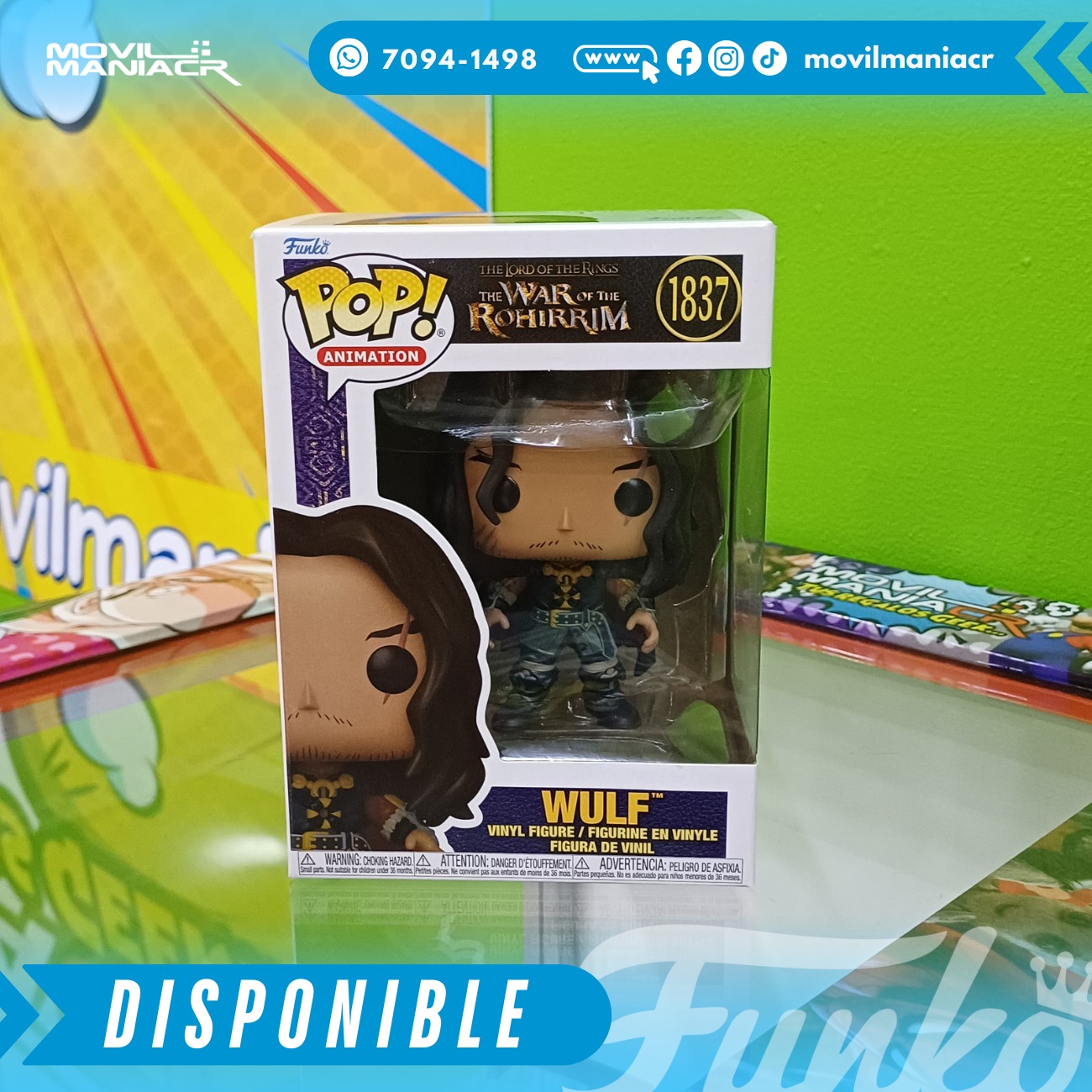 Funko Pop The Lord of the Rings The War of the Rohirrim Wulf #1837 2 Funko Pop The Lord of the Rings The War of the Rohirrim Wulf #1837