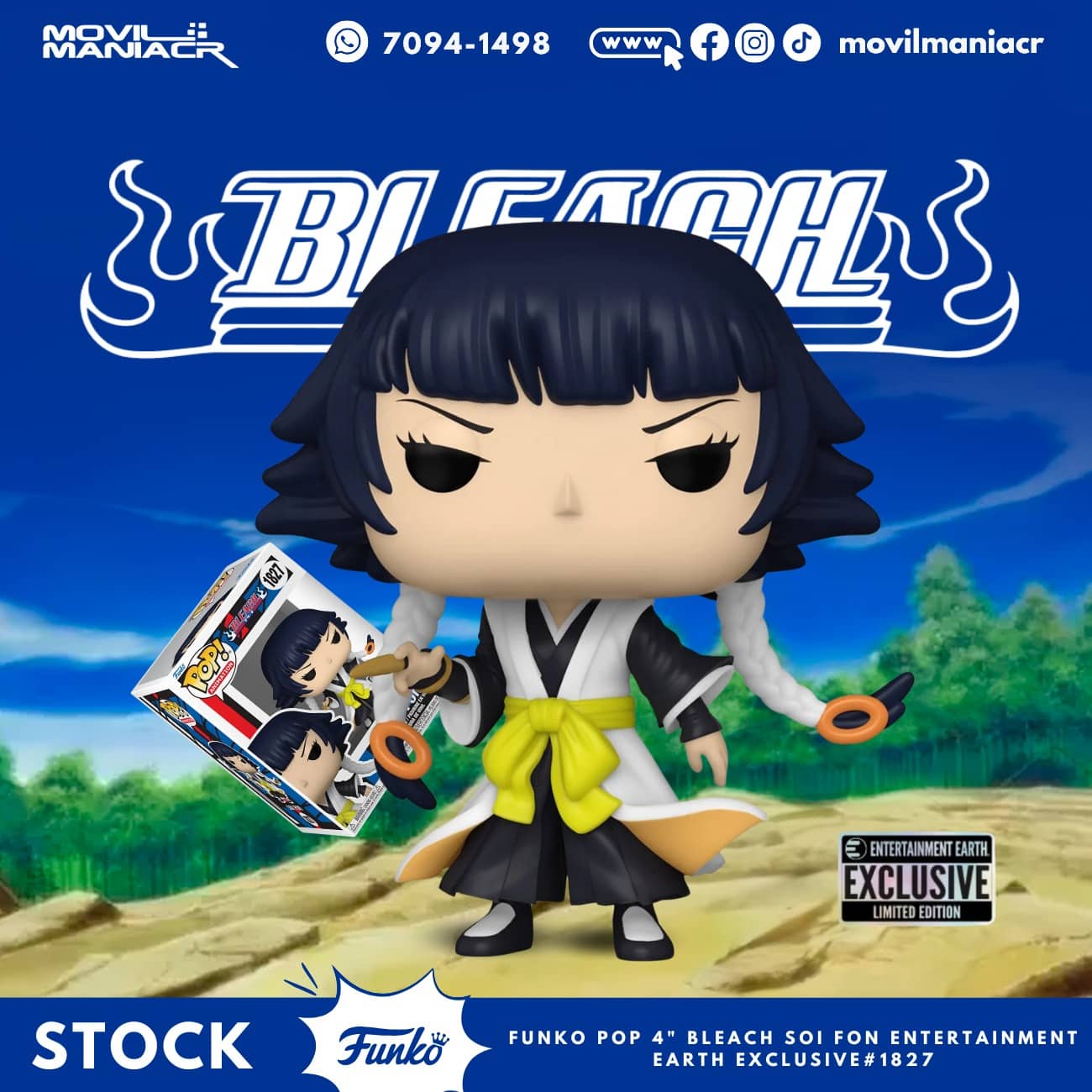 Funko Pop Bleach Soi Fon Exclusivo #1827 - (Stock) ¡Disponible Ahora! 1 Funko Pop Bleach Soi Fon Exclusivo #1827 - (Stock) ¡Disponible Ahora!