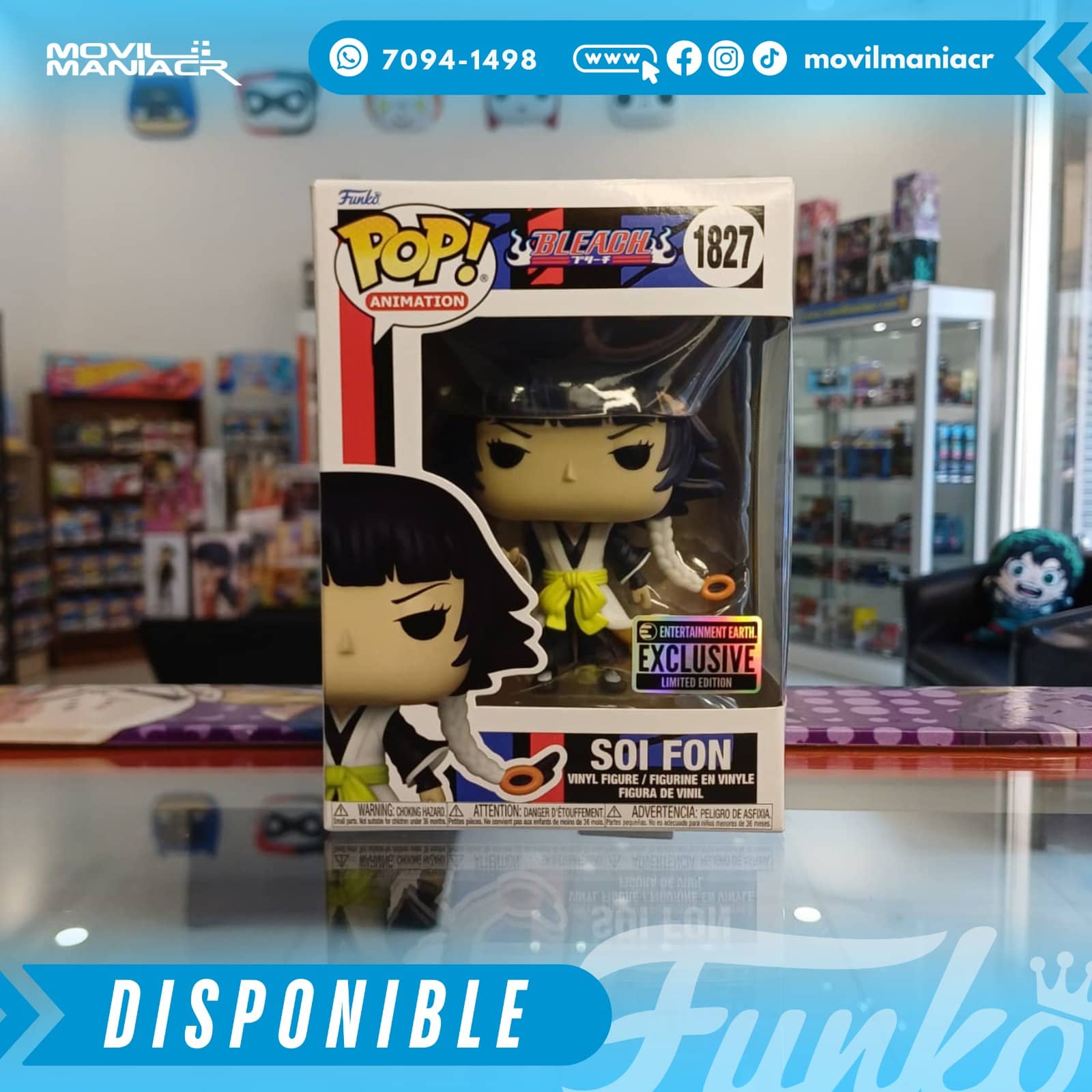 Funko Pop Bleach Soi Fon Exclusivo #1827 - (Stock) ¡Disponible Ahora! 2 Funko Pop Bleach Soi Fon Exclusivo #1827 - (Stock) ¡Disponible Ahora! - Imagen 2