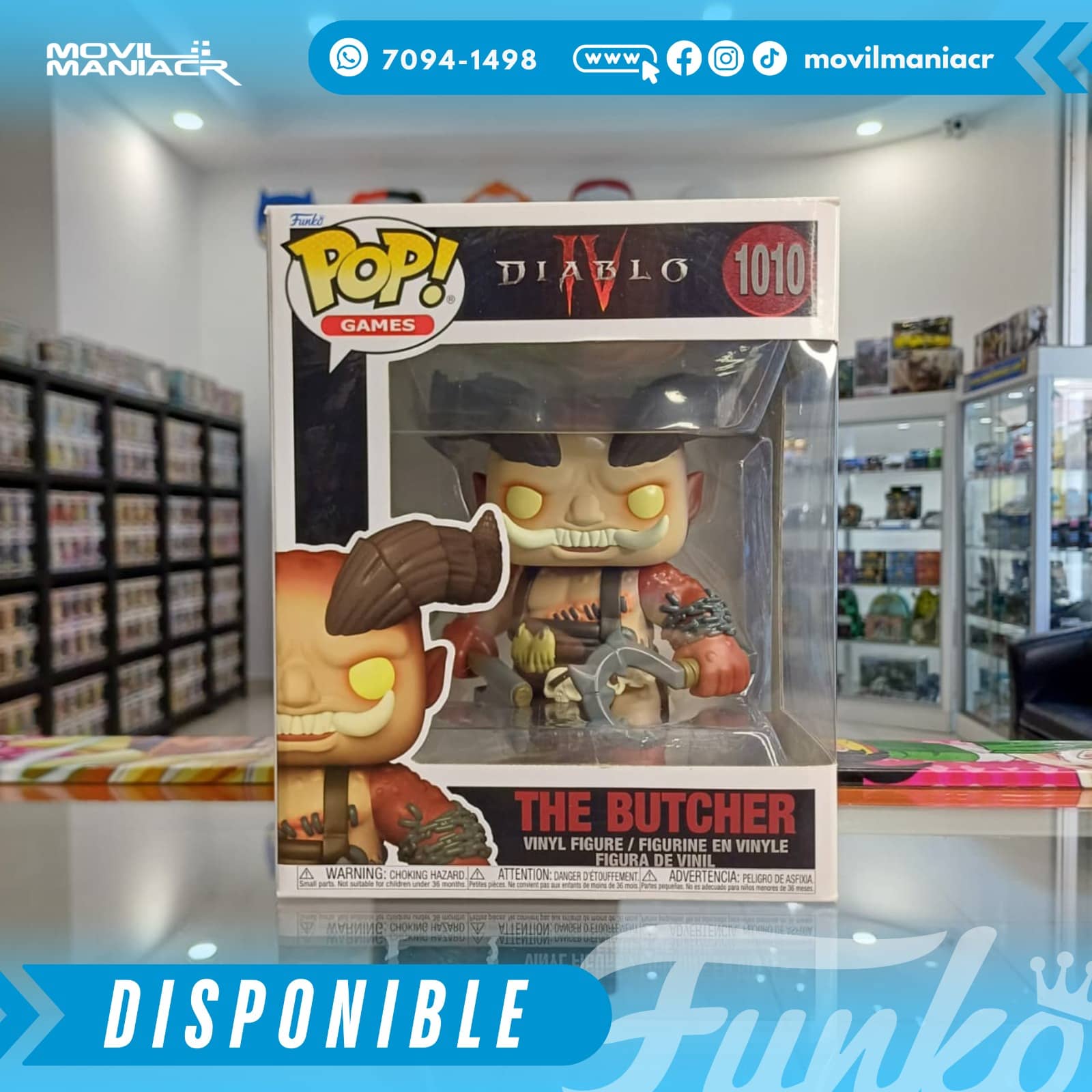 Funko Pop Diablo IV The Butcher #1010 - 6Pulgadas (Stock) ¡Disponible Ahora! 2 Funko Pop Diablo IV The Butcher #1010 - 6Pulgadas (Stock) ¡Disponible Ahora! - Imagen 2