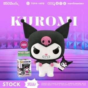 Funko Pop Sanrio Kuromi Chase Flocked Exclusivo #88 - (Stock) ¡Disponible Ahora!