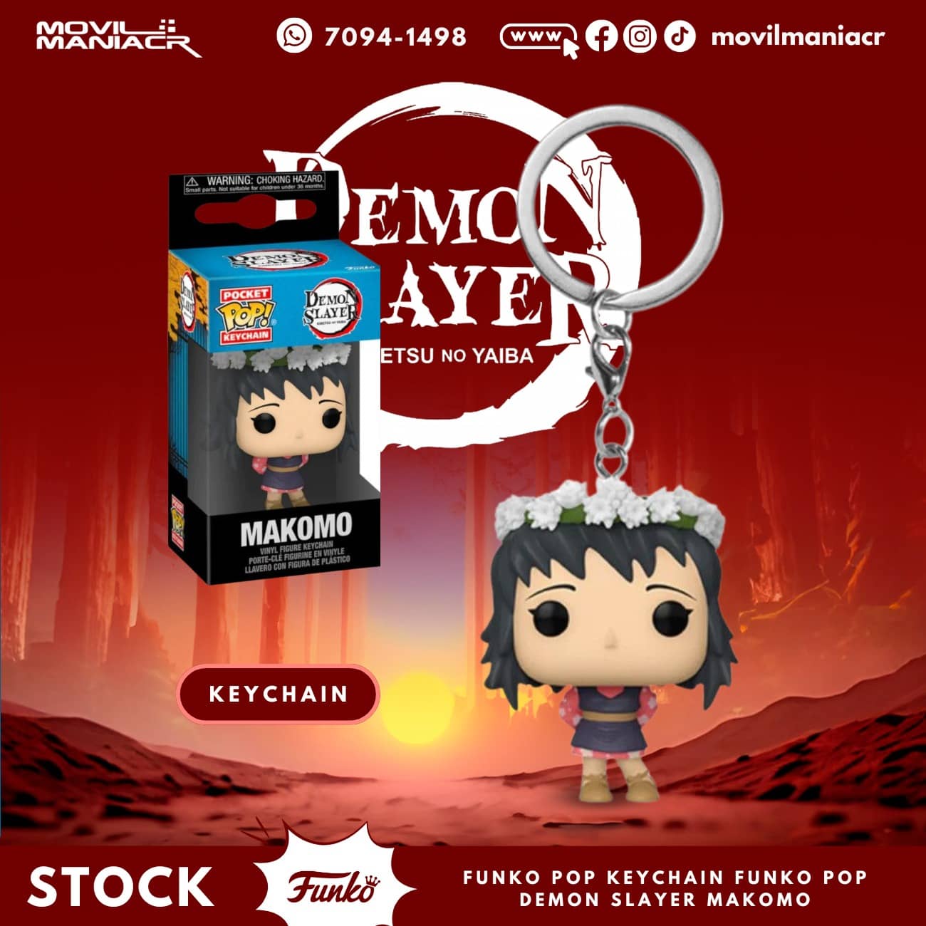 Funko Pop Demon Slayer Makomo - Llavero (Stock) ¡Disponible Ahora! 1 Funko Pop Demon Slayer Makomo - Llavero (Stock) ¡Disponible Ahora!