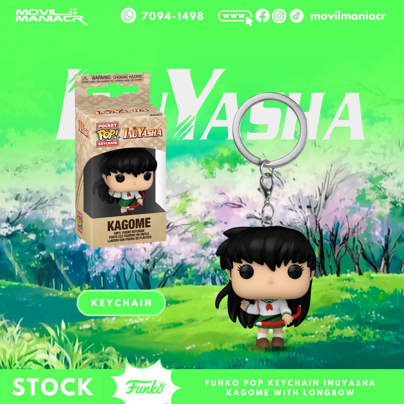 Funko Pop InuYasha Kagome - Llavero (Stock) ¡Disponible Ahora! 1 Funko Pop InuYasha Kagome - Llavero (Stock) ¡Disponible Ahora!