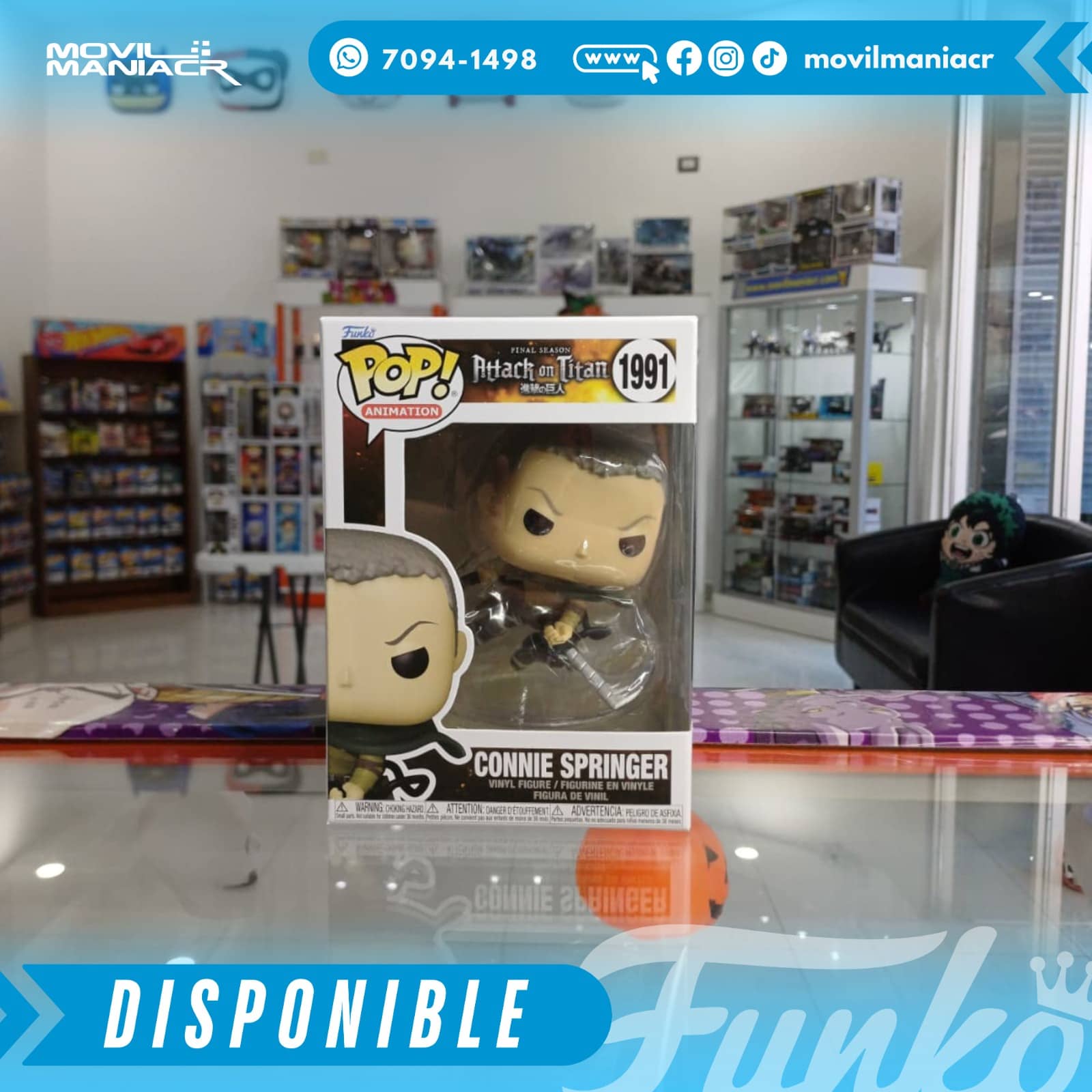 Funko Pop Attack on Titan Connie Springer #1991 - (Stock) ¡Disponible Ahora! 2 Funko Pop Attack on Titan Connie Springer #1991 - (Stock) ¡Disponible Ahora! - Imagen 2