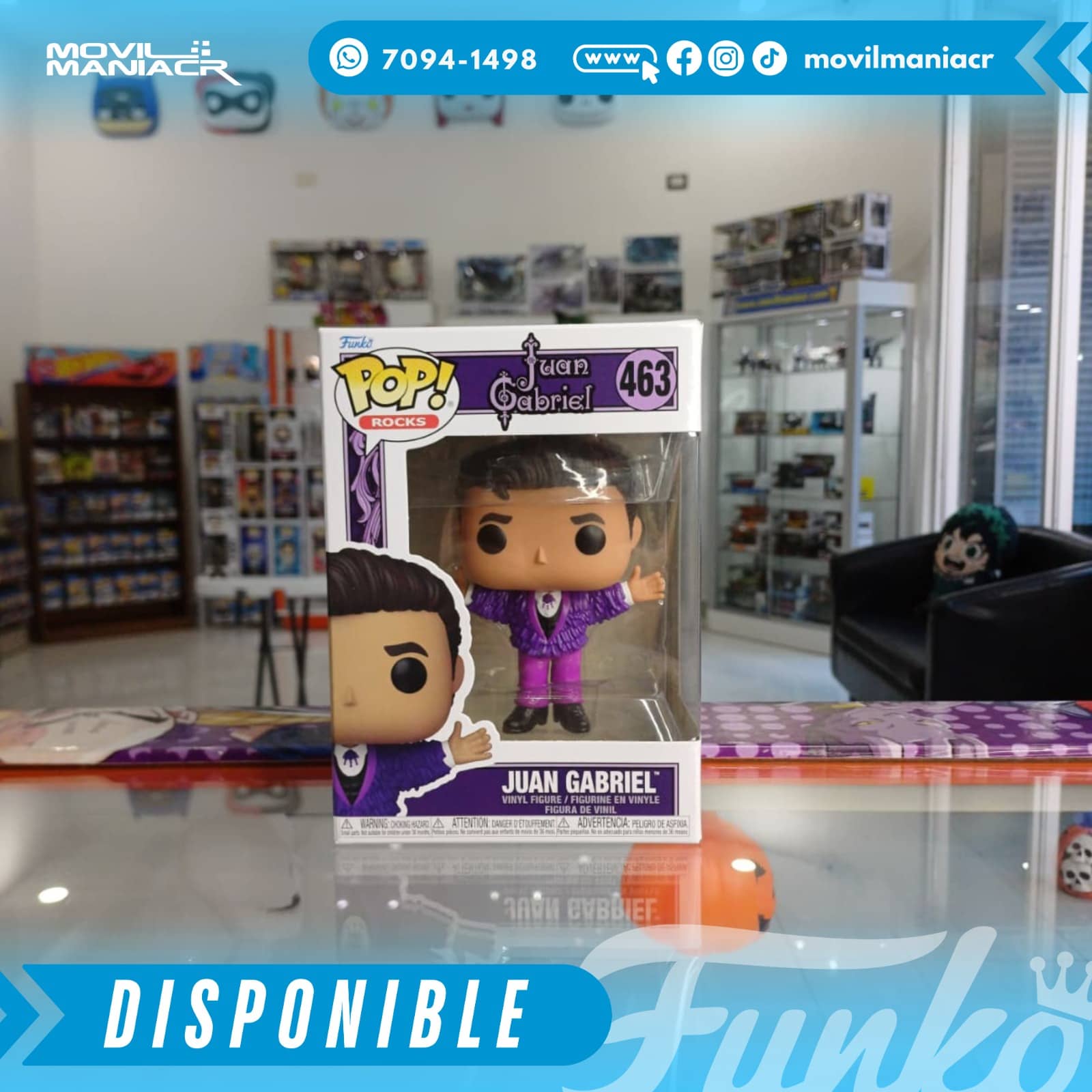 Funko Pop Juan Gabriel Fringe Suit #463 - (Stock) ¡Disponible Ahora! 2 Funko Pop Juan Gabriel Fringe Suit #463 - (Stock) ¡Disponible Ahora! - Imagen 2