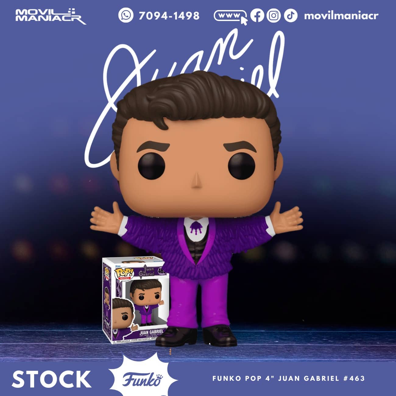 Funko Pop Juan Gabriel Fringe Suit #463 - (Stock) ¡Disponible Ahora! 1 Funko Pop Juan Gabriel Fringe Suit #463 - (Stock) ¡Disponible Ahora!