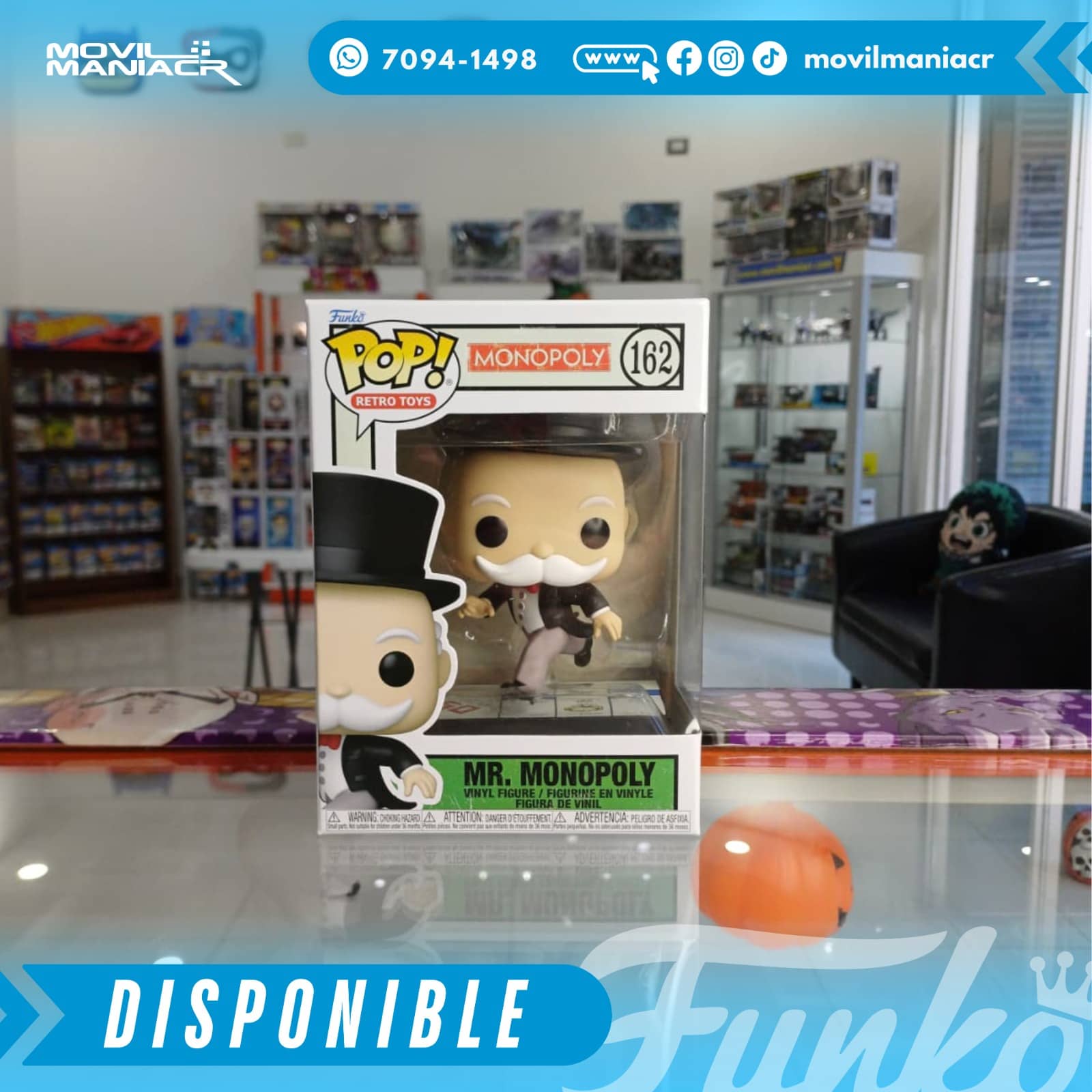 Funko Pop Monopoly Mr. Monopoly #162 - (Stock) ¡Disponible Ahora! 2 Funko Pop Monopoly Mr. Monopoly #162 - (Stock) ¡Disponible Ahora! - Imagen 2