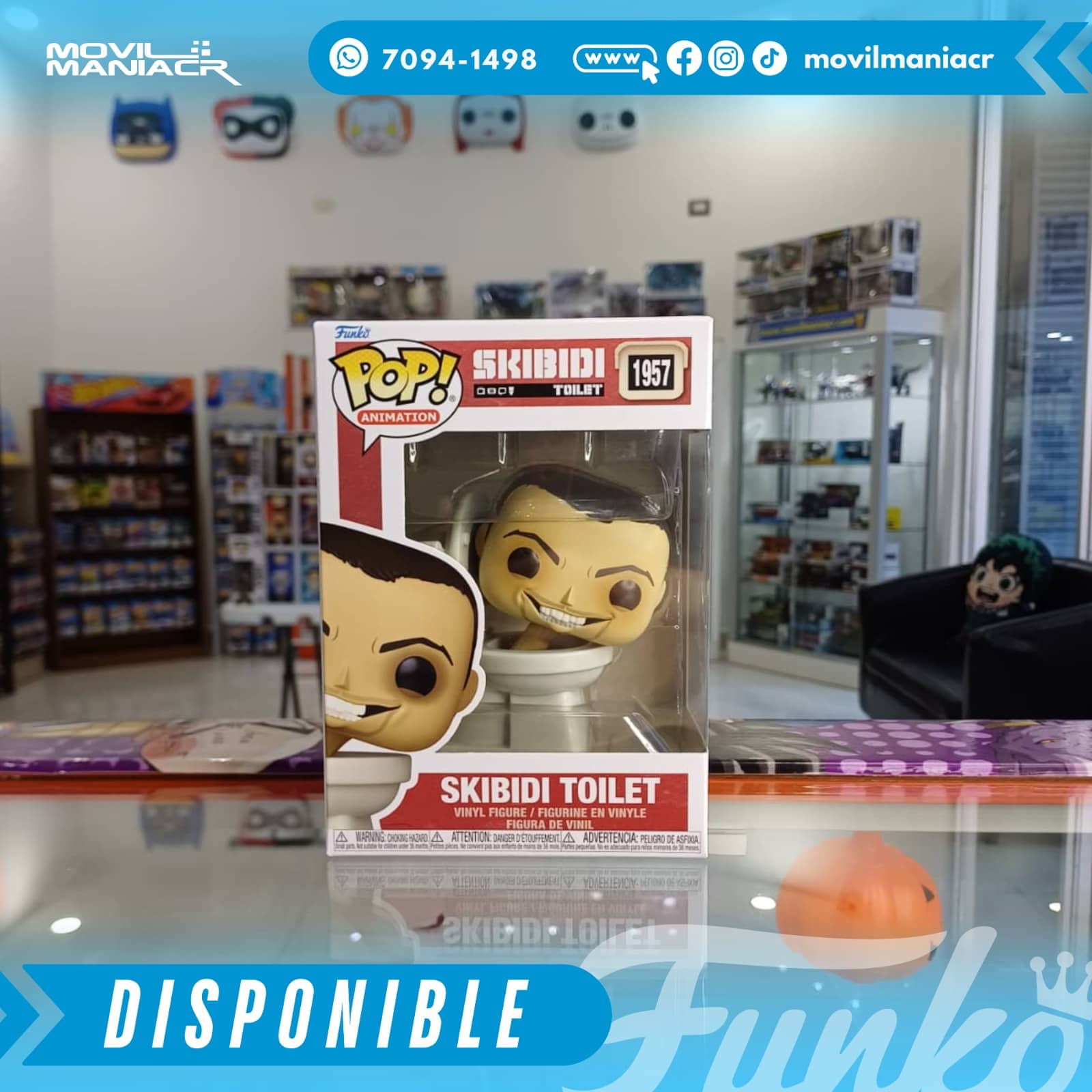 Funko Pop Skibidi Toilet #1957 - (Stock) ¡Disponible Ahora! 2 Funko Pop Skibidi Toilet #1957 - (Stock) ¡Disponible Ahora!