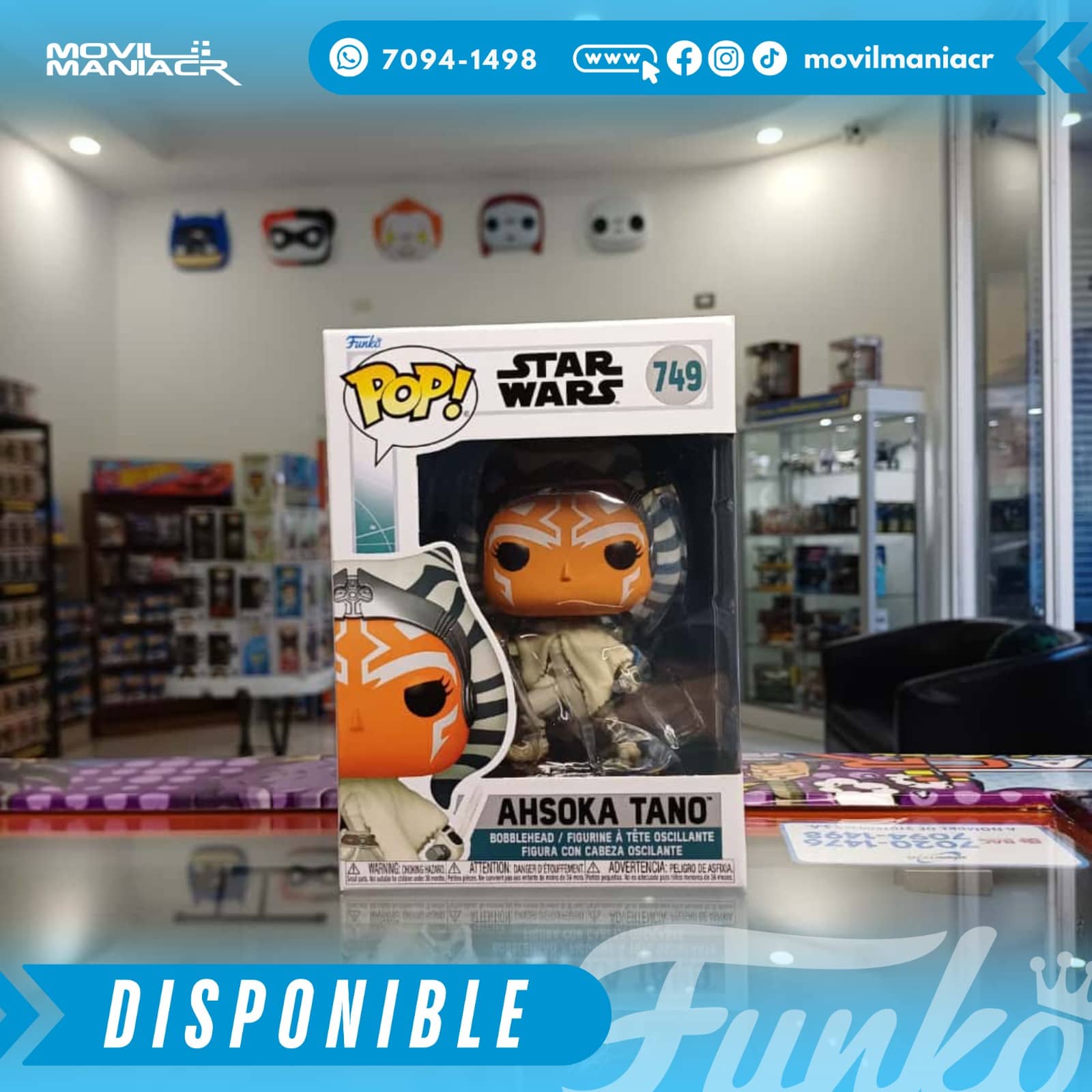 Funko Pop Star Wars Ahsoka Series 3 Ahsoka Tano #749 - (Stock) ¡Disponible Ahora! 2 Funko Pop Star Wars Ahsoka Series 3 Ahsoka Tano #749 - (Stock) ¡Disponible Ahora! - Imagen 2