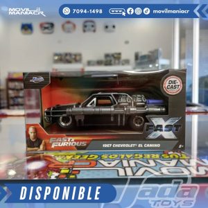 Carro Jada Toys Fast and Furious 1967 Chevrolet El Camino Escala 1:32 – (Stock) ¡Disponible Ahora!