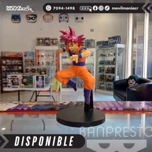 Figura Banpresto Dragon Ball Super Super Saiyan God Goku Match Makers 12cm aprox - (Stock) ¡Disponible!