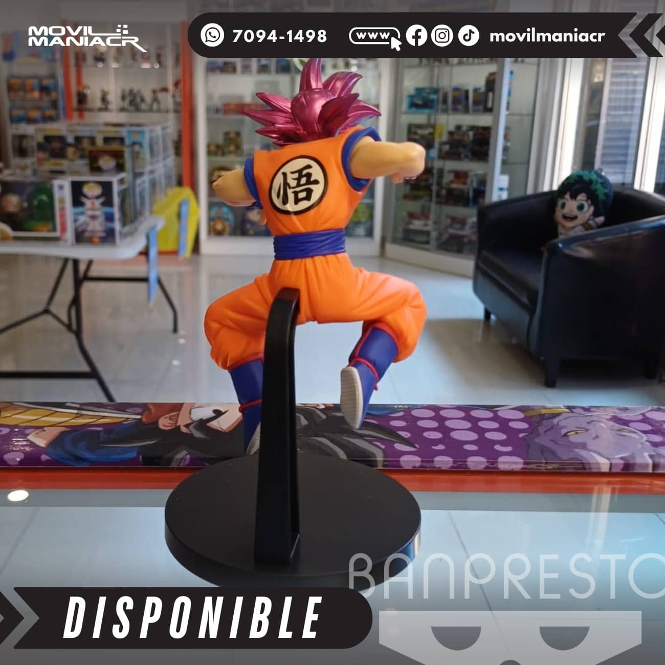 Figura Banpresto Dragon Ball Super Super Saiyan God Goku Match Makers 12cm aprox - (Stock) ¡Disponible! 3 Figura Banpresto Dragon Ball Super Super Saiyan God Goku Match Makers 12cm aprox - (Stock) ¡Disponible! - Imagen 3