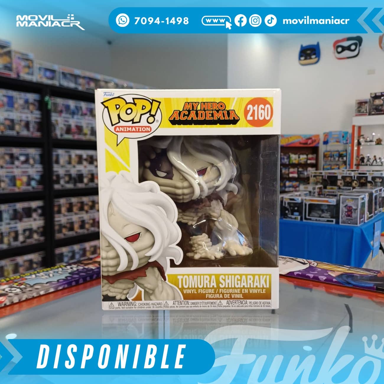 Funko Pop My Hero Academia Tomura Shigaraki #2160 - 6Pulgadas (Stock) ¡Disponible Ahora! 2 Funko Pop My Hero Academia Tomura Shigaraki #2160 - 6Pulgadas (Stock) ¡Disponible Ahora! - Imagen 2